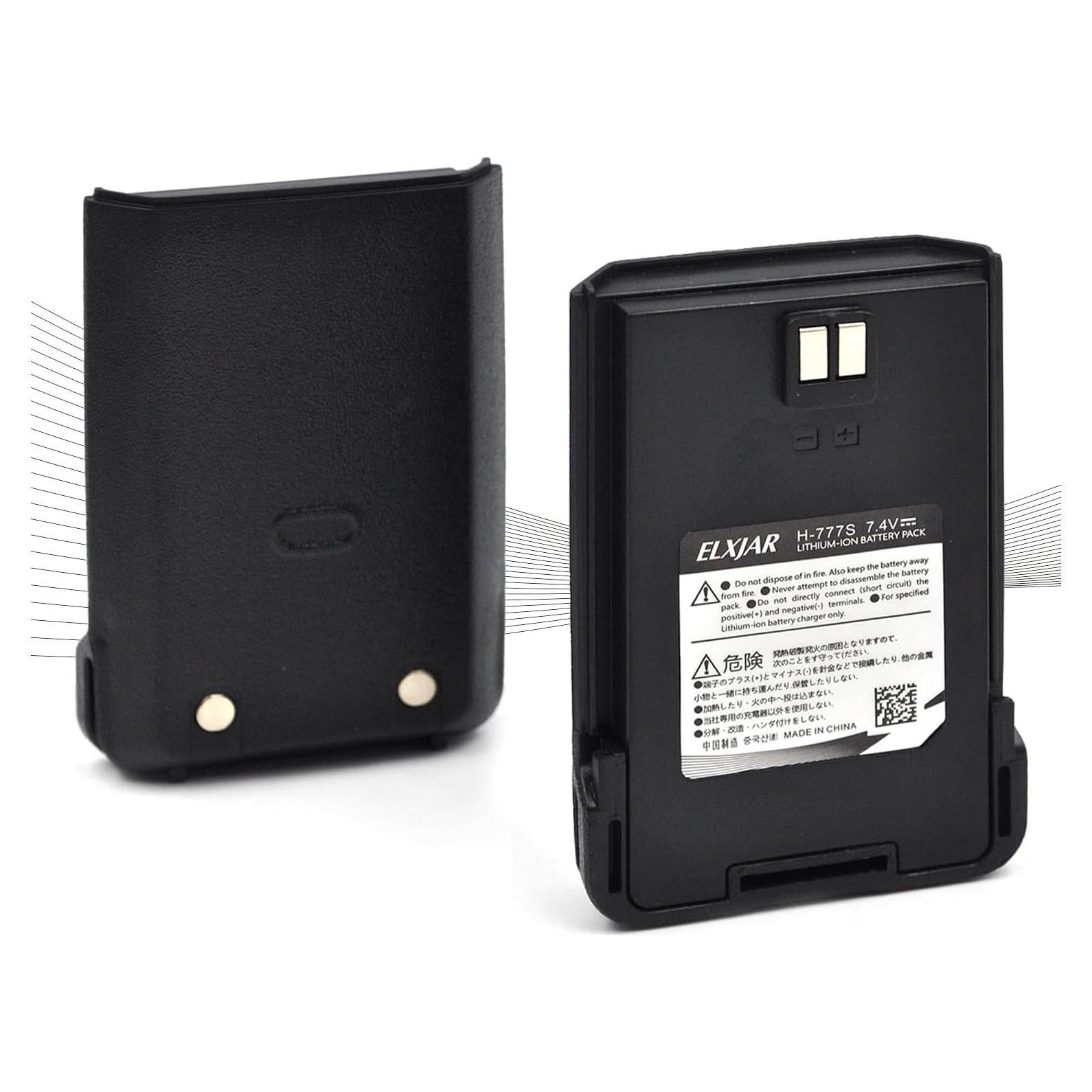 Batería de Reemplazo Li-ion 3.7V 1100mAh elxjar para Retevis H-777S