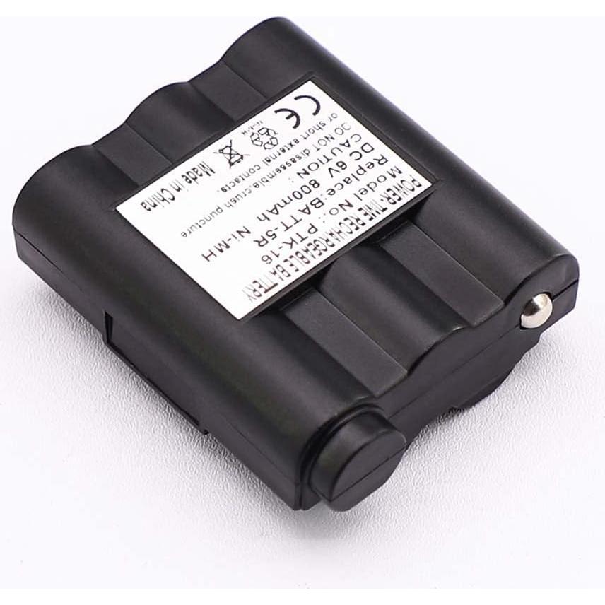 Paquete 2 Baterías Ni-MH 800mAh 6V Reemplazo Midland AVP-7