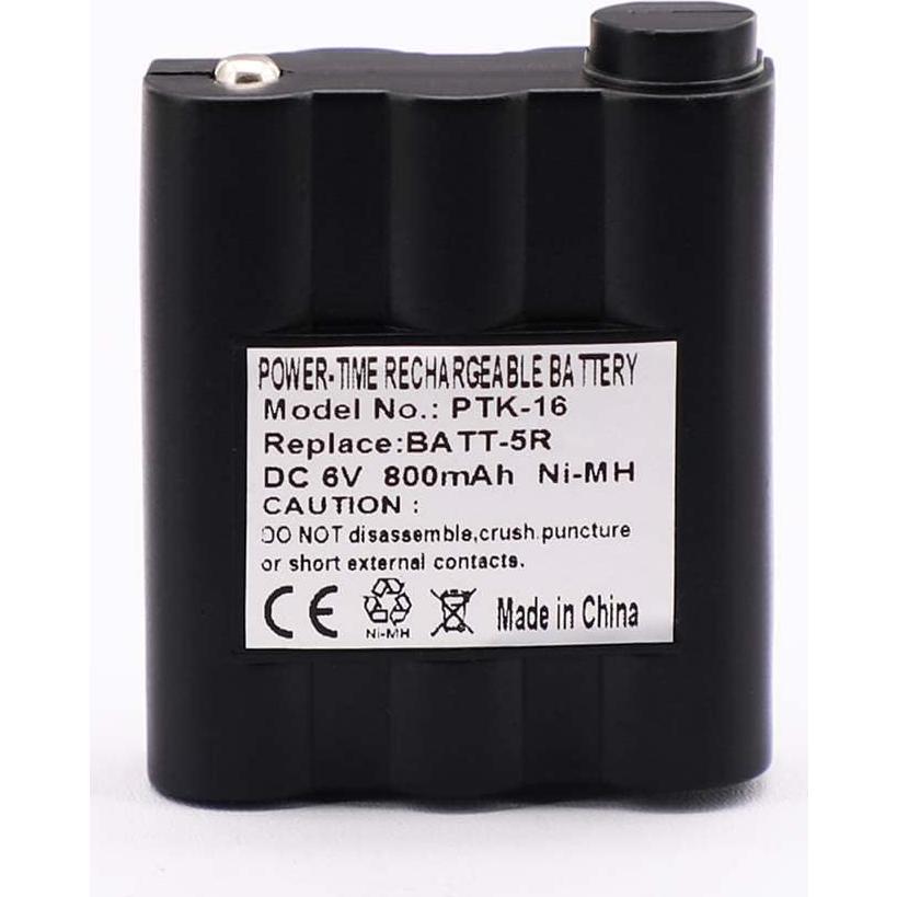 Paquete 2 Baterías Ni-MH 800mAh 6V Reemplazo Midland AVP-7