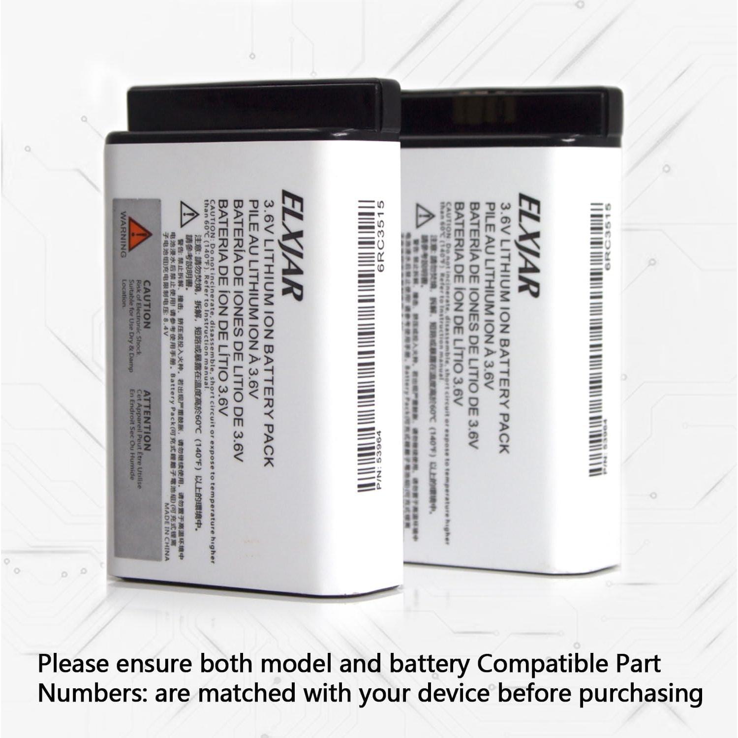 Batería de 3.6V 1880mAh Elxjar para radios Motorola DTR/MTH