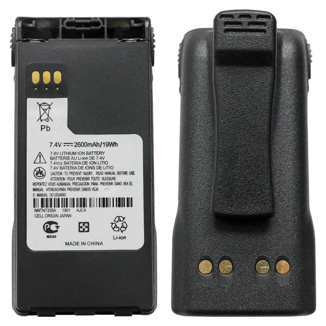 Batería de Reemplazo Li-ion 2600mAh 7.4V para Motorola