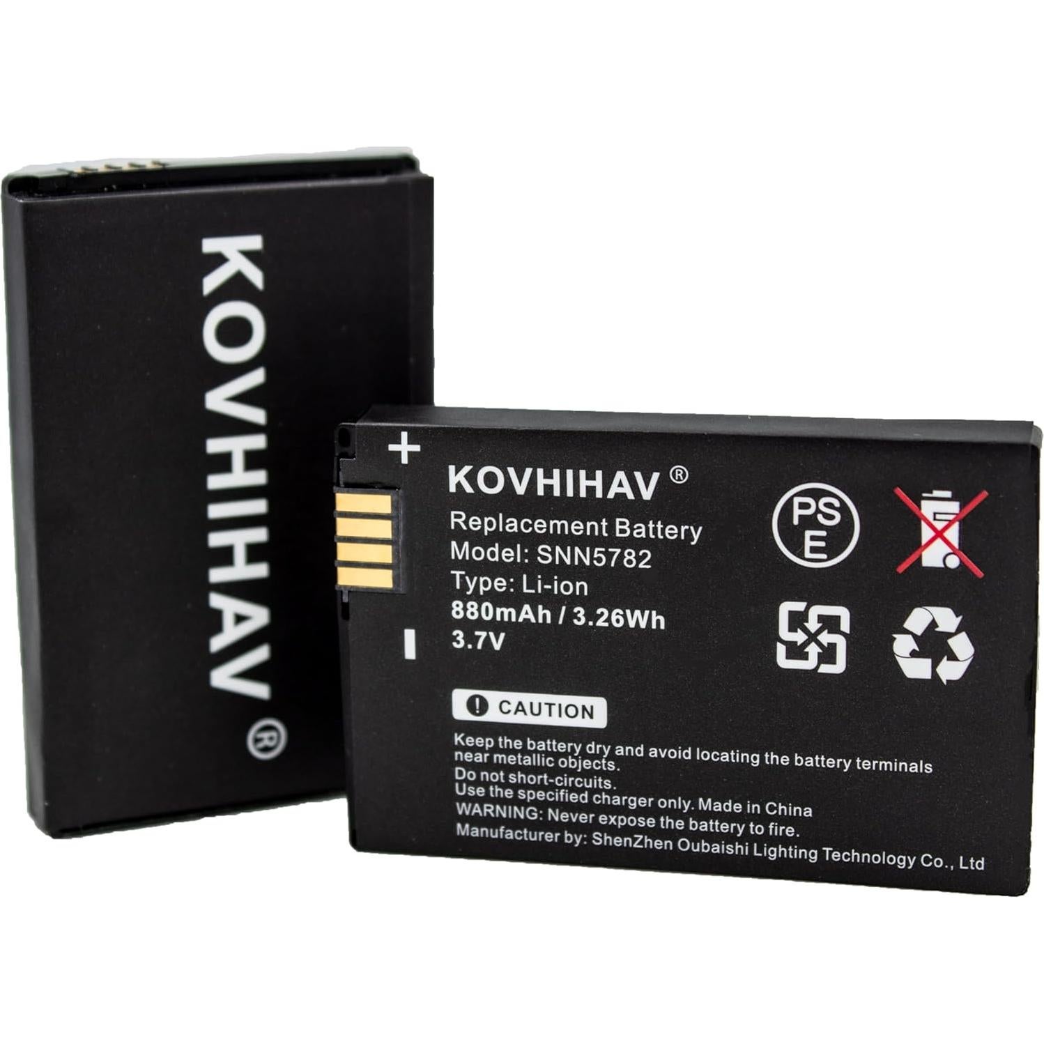 Paquete de 5 Baterías Li-ion 880mAh BUSFUIVA para Radio CLP