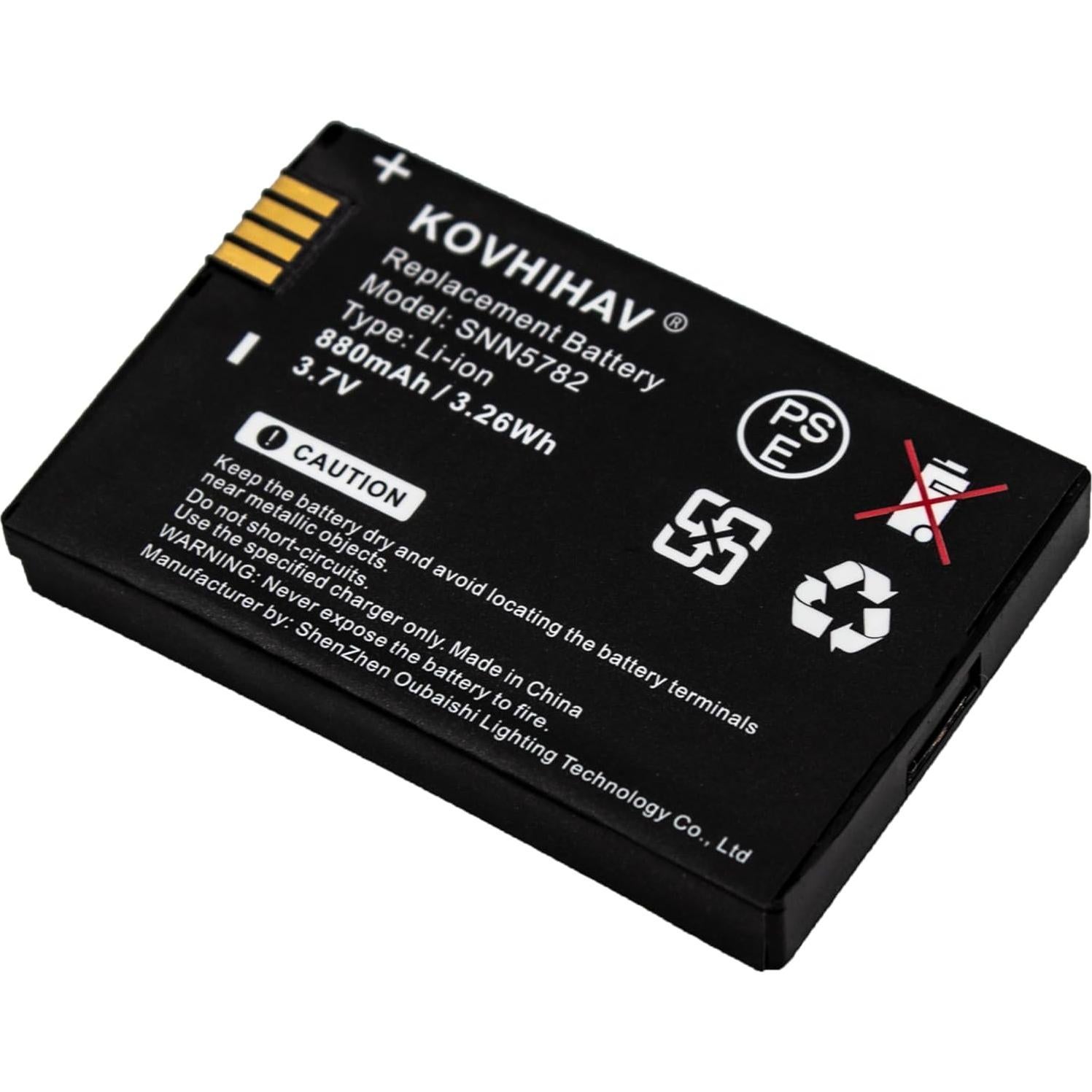 Paquete de 5 Baterías Li-ion 880mAh BUSFUIVA para Radio CLP