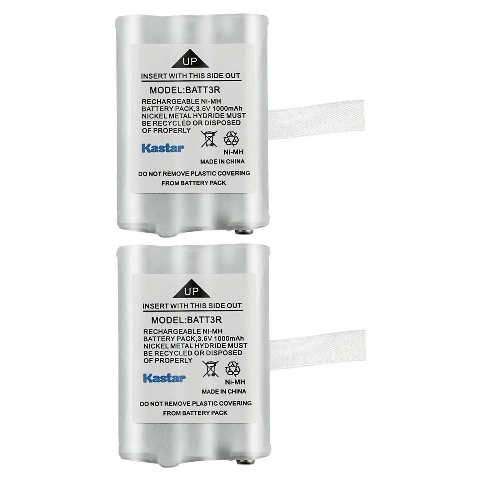 Baterías Kastar 2 Pack Ni-MH 1000mAh para Midland LXT600