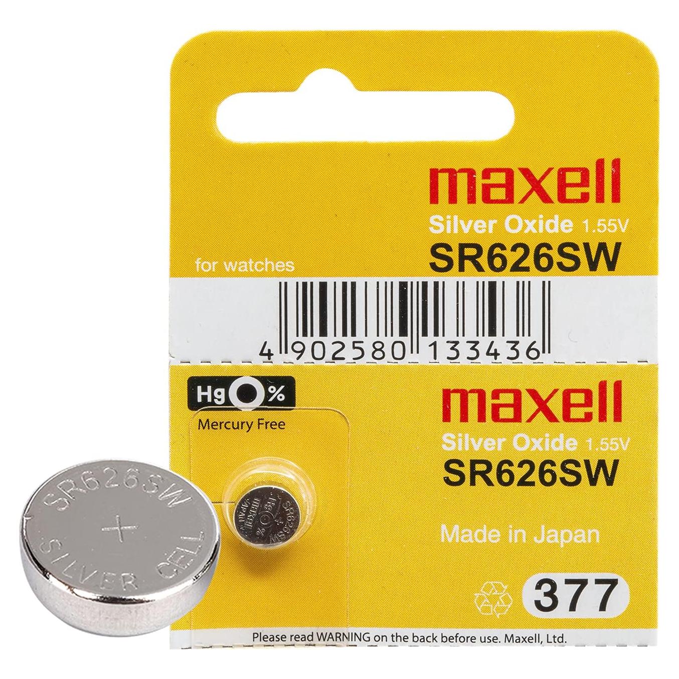 2PC Maxell LR1130 189 389 Alkaline Coin Cell Battery