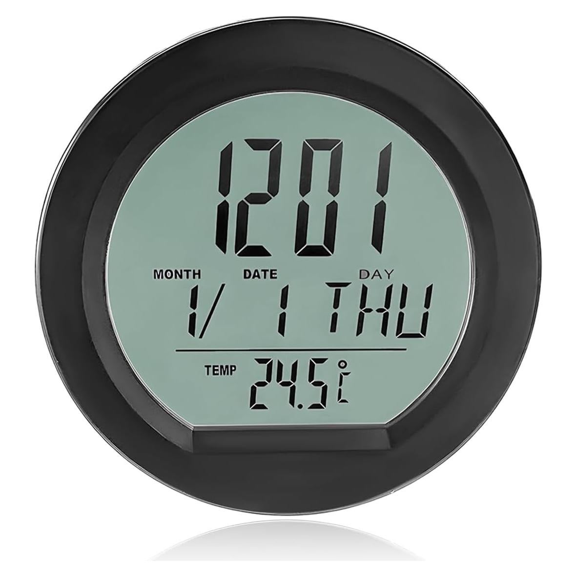 Reloj Digital Termómetro para Coche YTFRL con Retroiluminación