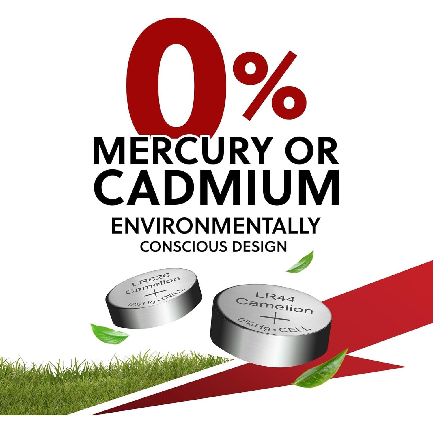 Baterías de Celda de Botón Camelion AG13 1.5V Paquete de 10