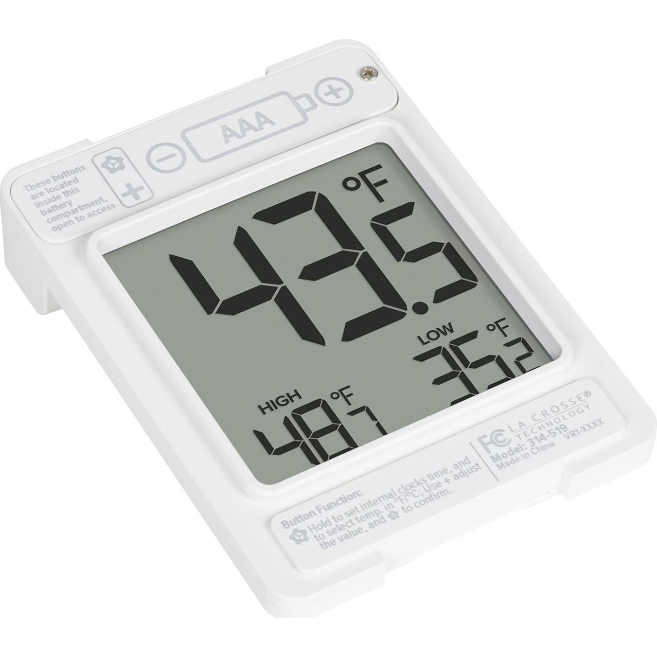 Termómetro Digital de Ventana La Crosse 314-519 con Registros