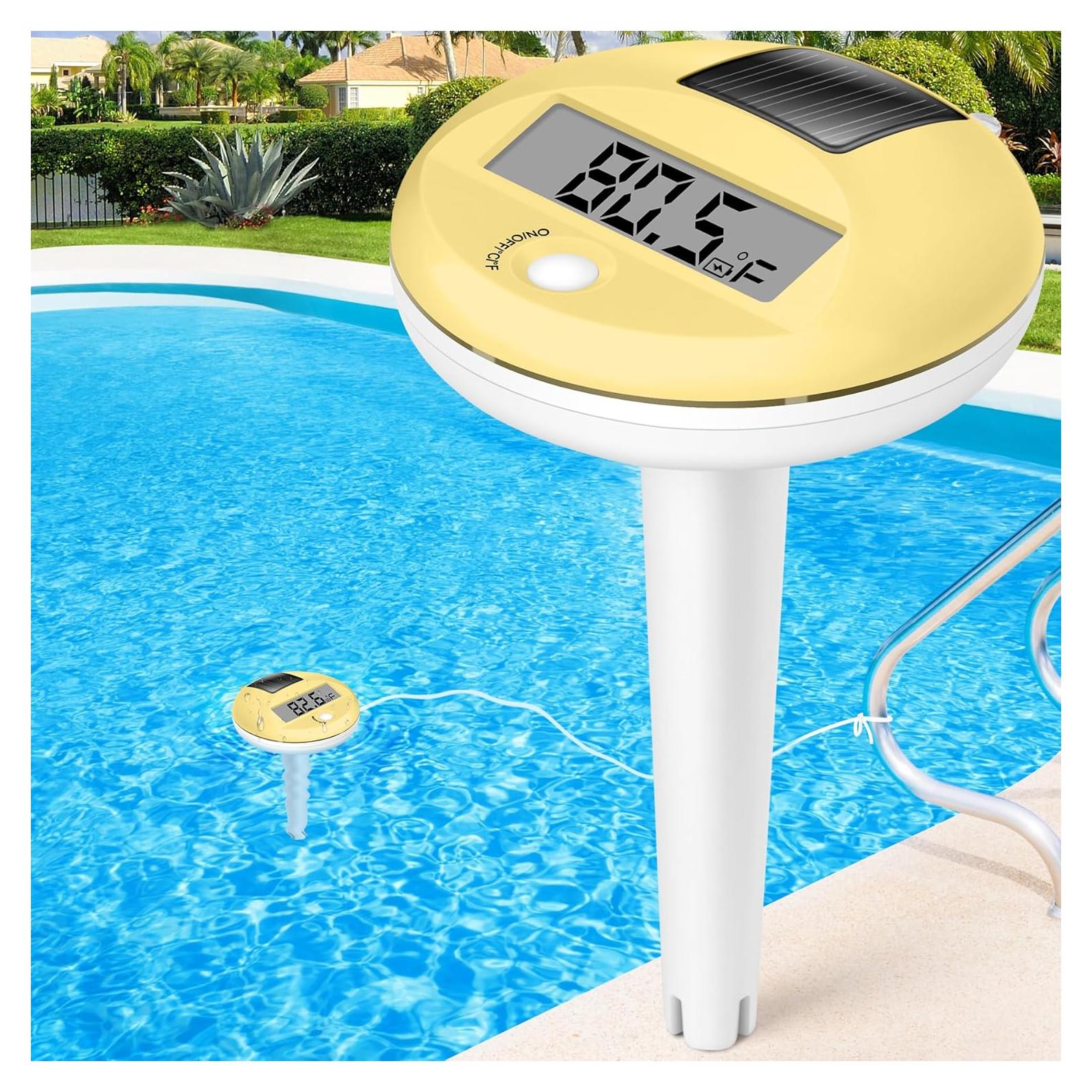 Termómetro Flotante Solar DeeprBlu SL911_Y LCD IP68 10.16x5.08cm