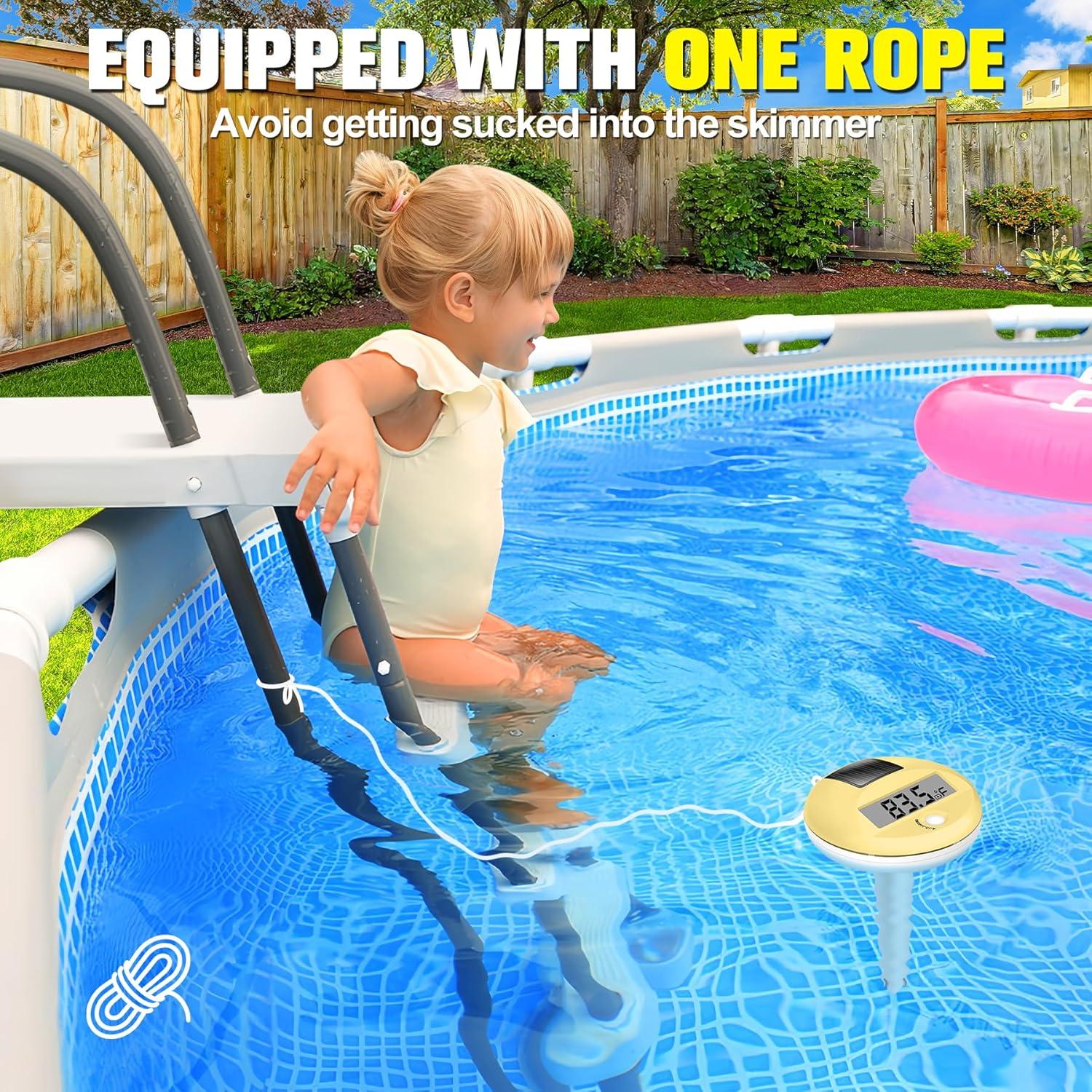 Termómetro Flotante Solar DeeprBlu SL911_Y LCD IP68 10.16x5.08cm