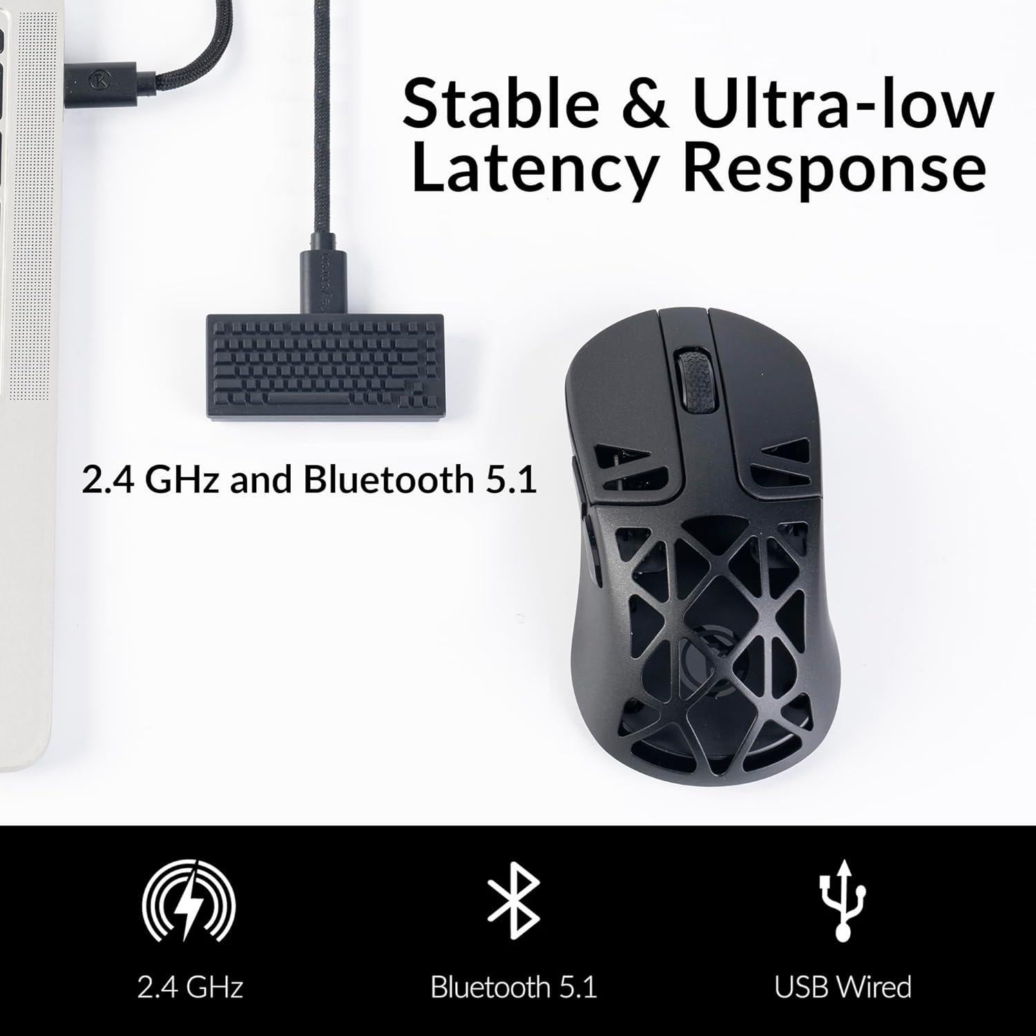 M3 Mini Ratón Inalámbrico Keychron 5.1 GHz Ultra Ligero 64g