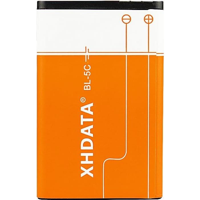 Batería Recargable XHDATA BL-5C 3.7V 1500mAh - 2 Piezas
