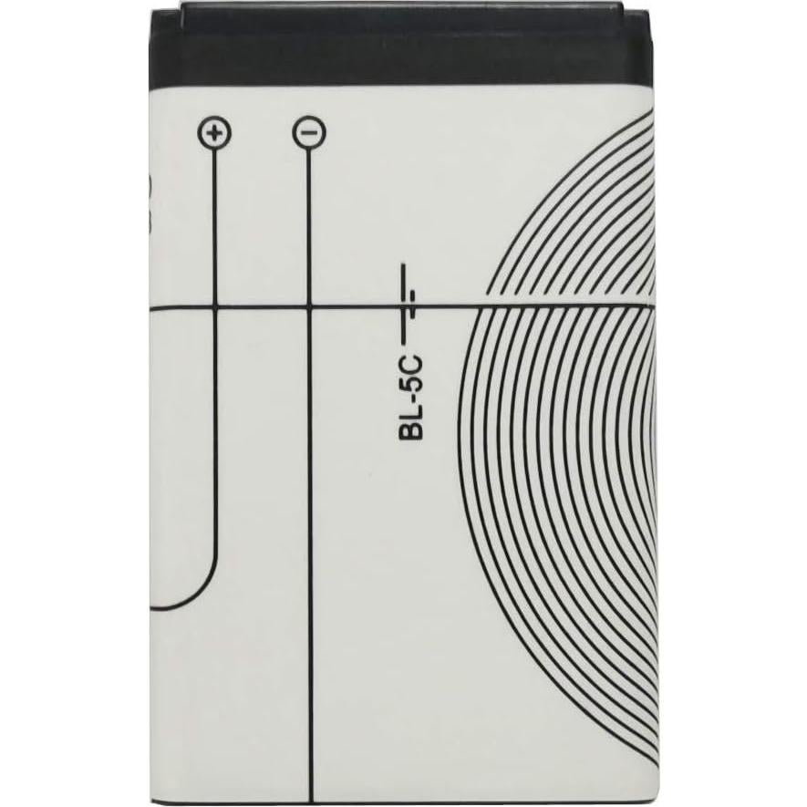 Batería recargable BL-5C 3.7V 1000mAh - 2 piezas con protección