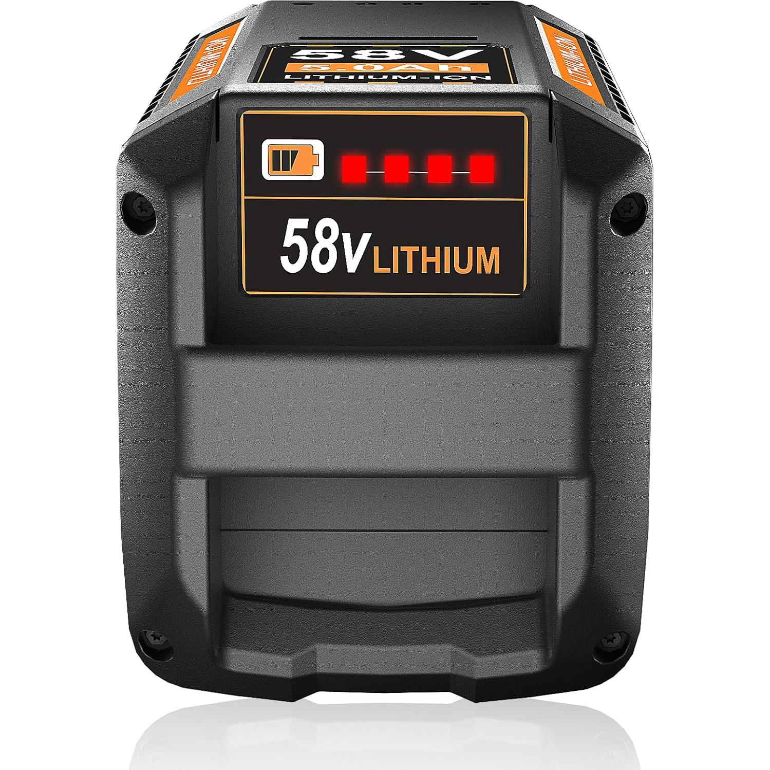 Batería de Litio DSANKE 58V 5.0Ah para Herramientas Echo