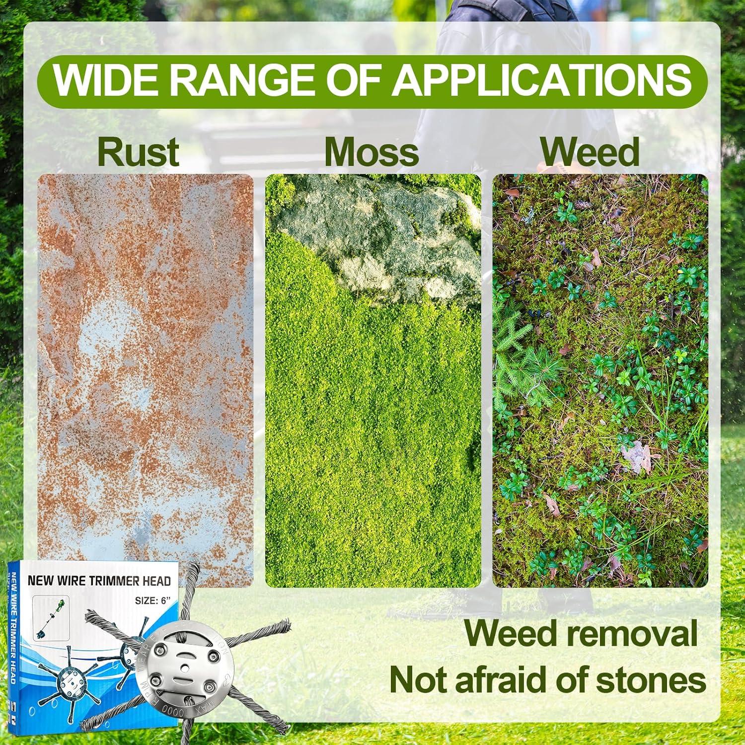 Cabezal de Desmalezadora de Alambre de Acero 6" Gisgfim