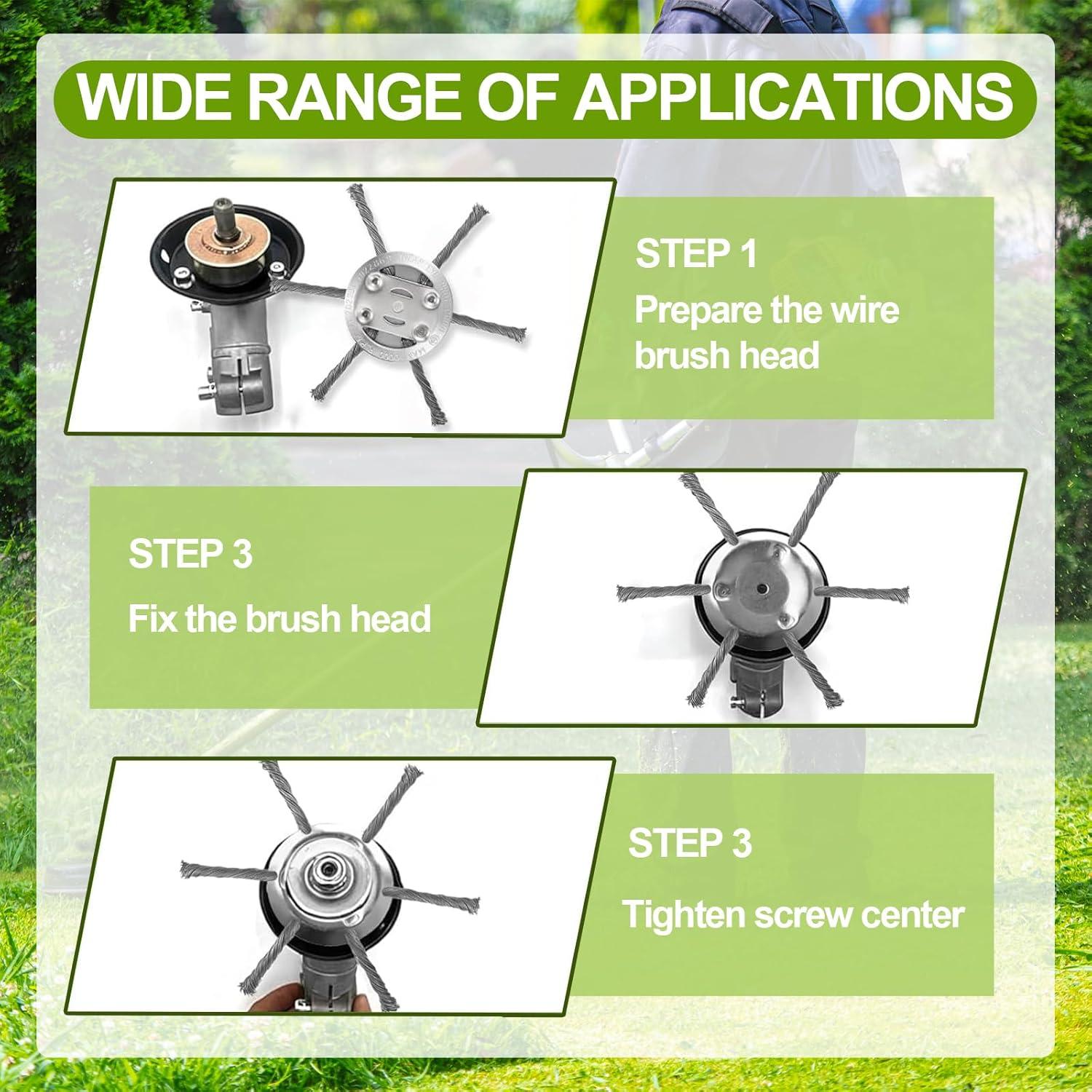 Cabezal de Desmalezadora de Alambre de Acero 6" Gisgfim