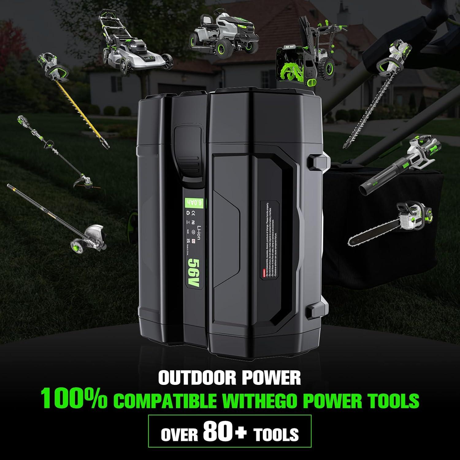 Batería de Reemplazo EGO 56V 5000mAh Litio-ion Bonacell