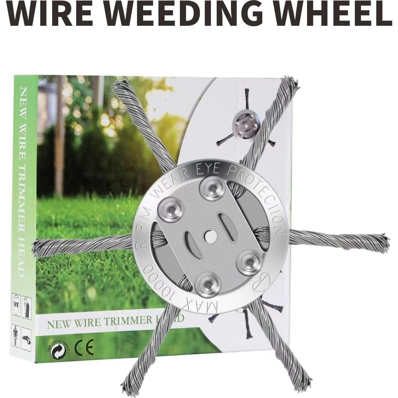 Cabezal de Desmalezadora WHNICUST 6 Cuchillas Alambre Acero 15cm