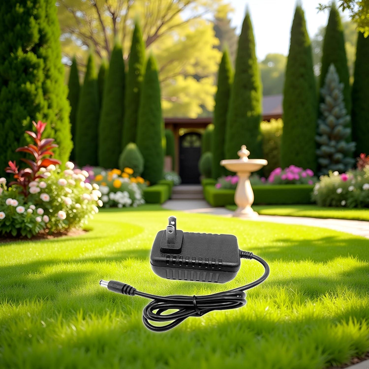 Adaptador AC 12V Junfamilee para Tijeras de Césped 7.2V