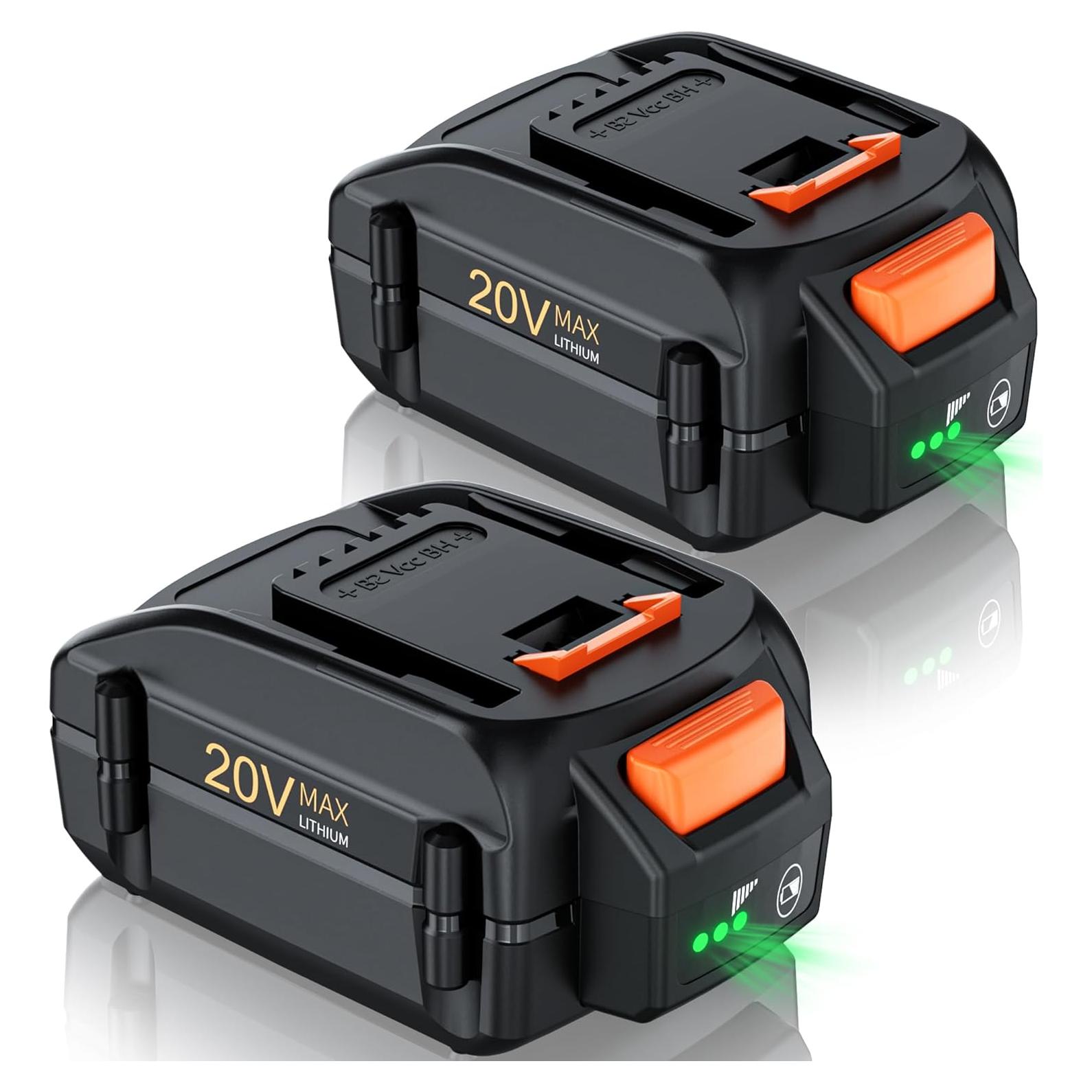 Batería 8000mAh 20V POWTREE Compatible con Worx WA3520