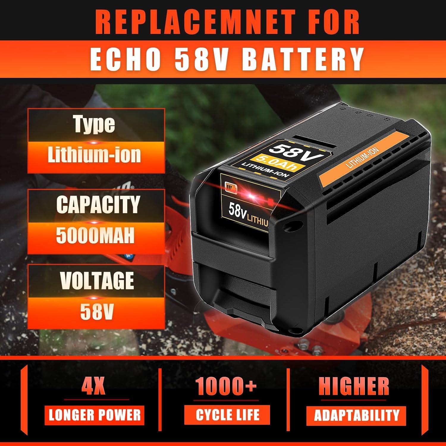 Batería de Reemplazo Supowill 58V 5.0Ah para Echo MAX PRO