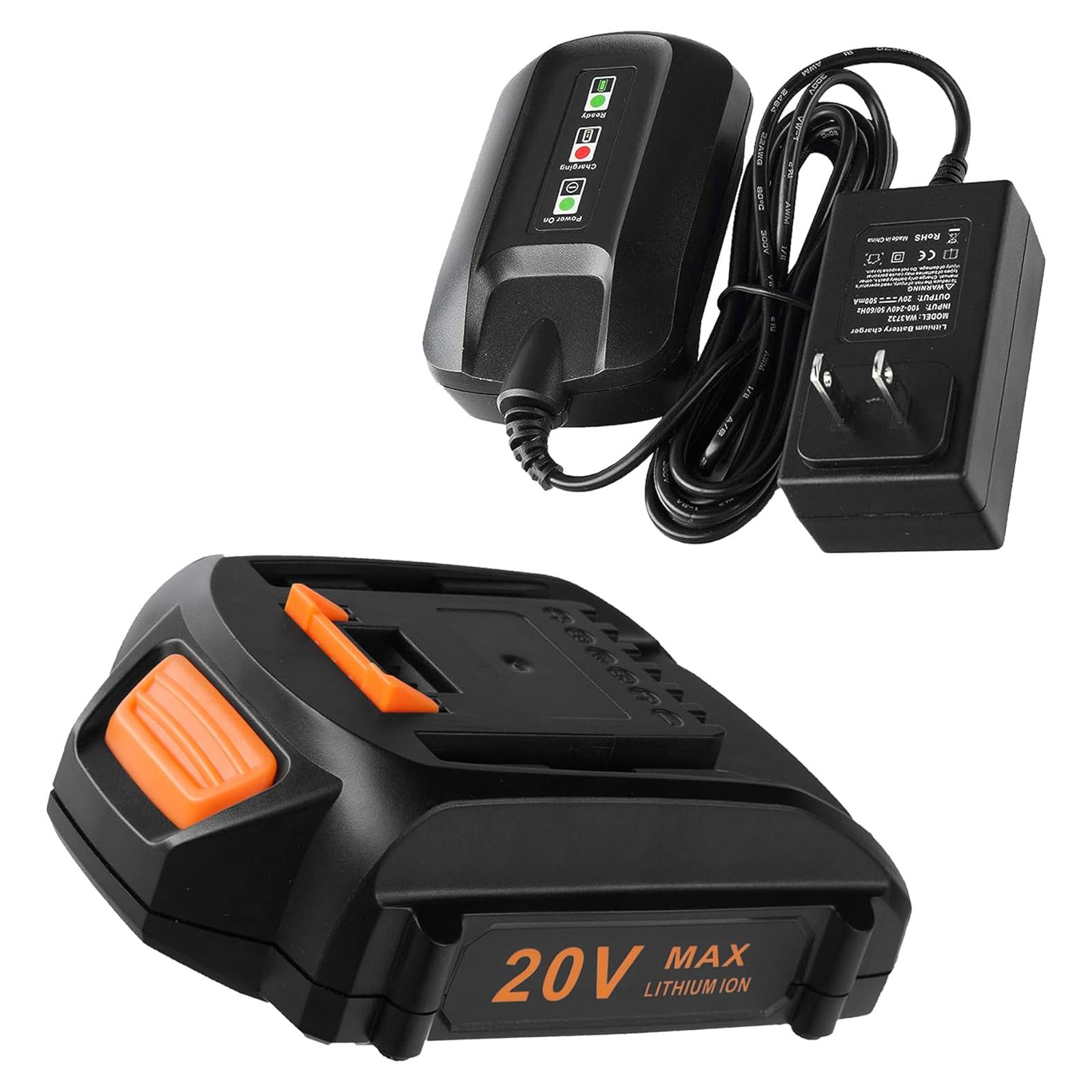 Kit Cargador y Batería Reemplazo 20V Chgdkjy 3000mAh