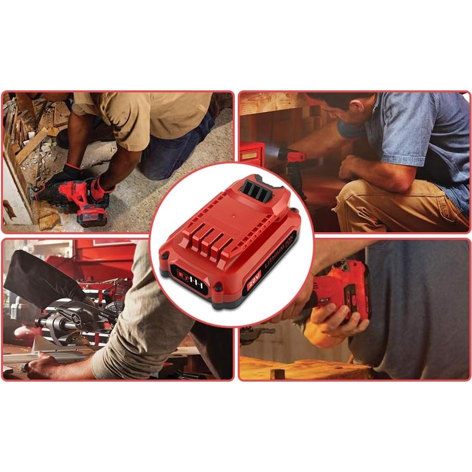 Batería de Reemplazo Craftsman 20V V20 CMCB202 3500mAh (2 Unidades)