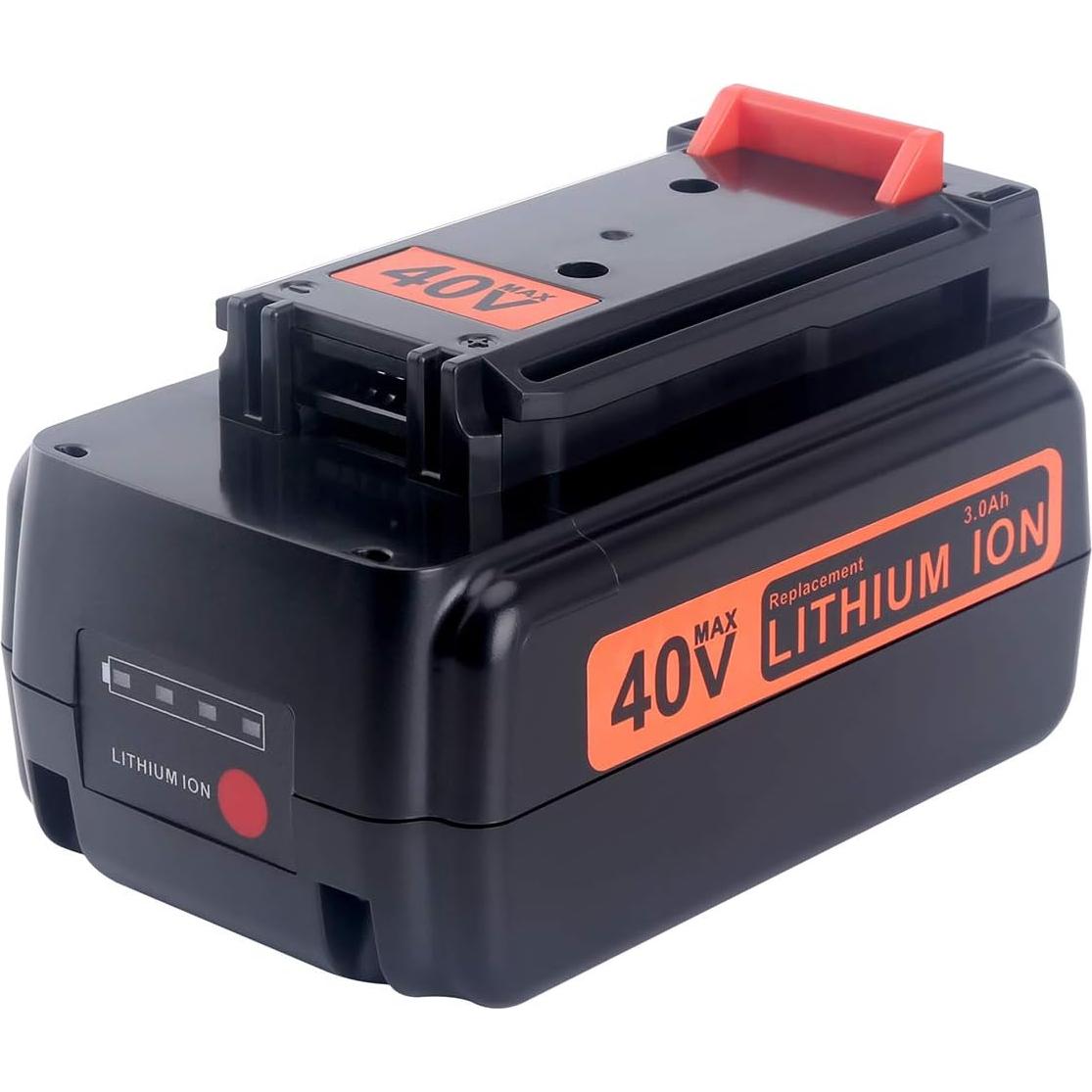 Batería de Litio Biswaye 40V 3.0Ah Compatible Black & Decker