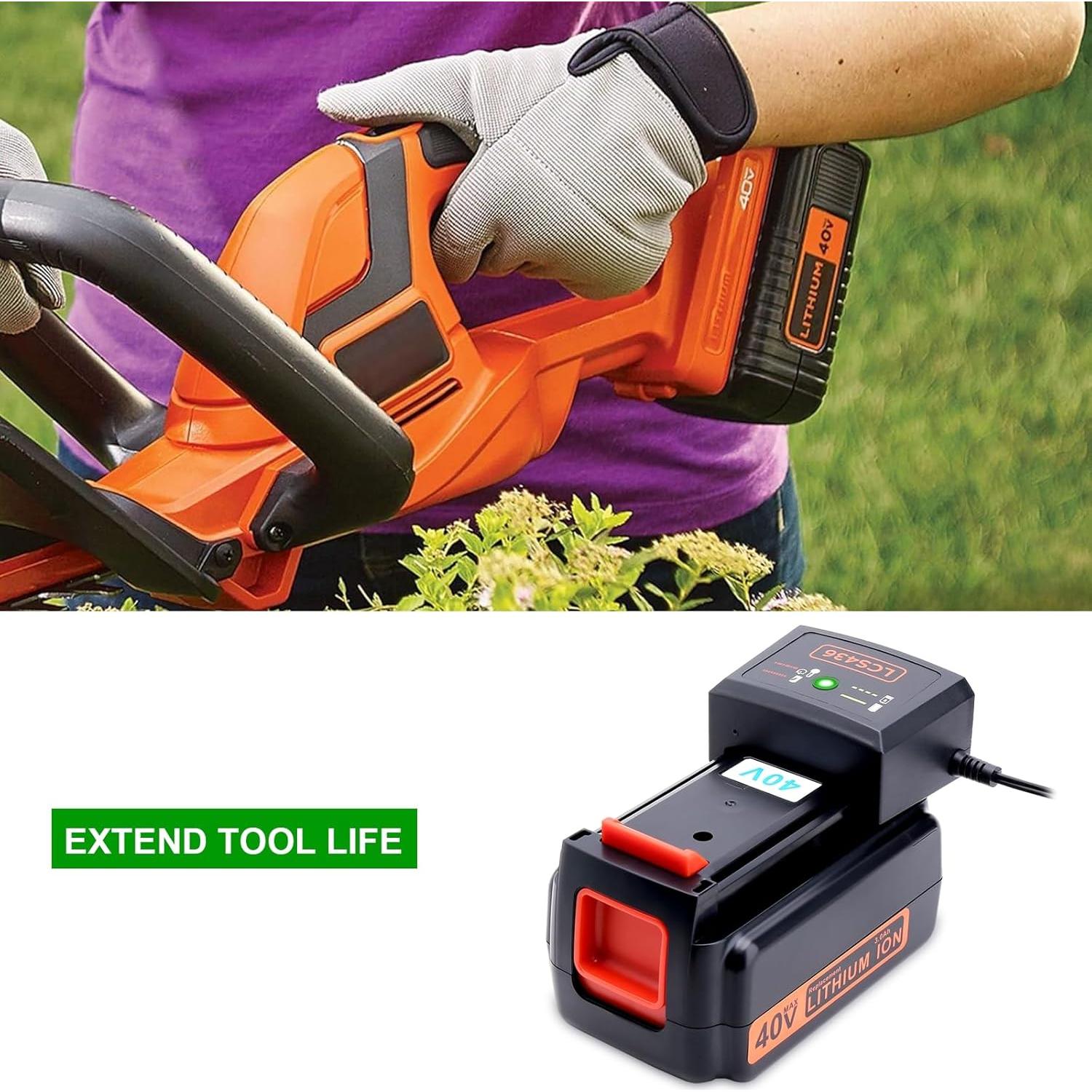 Cargador 40V Black & Decker LCS436 Compatible 36V Litio