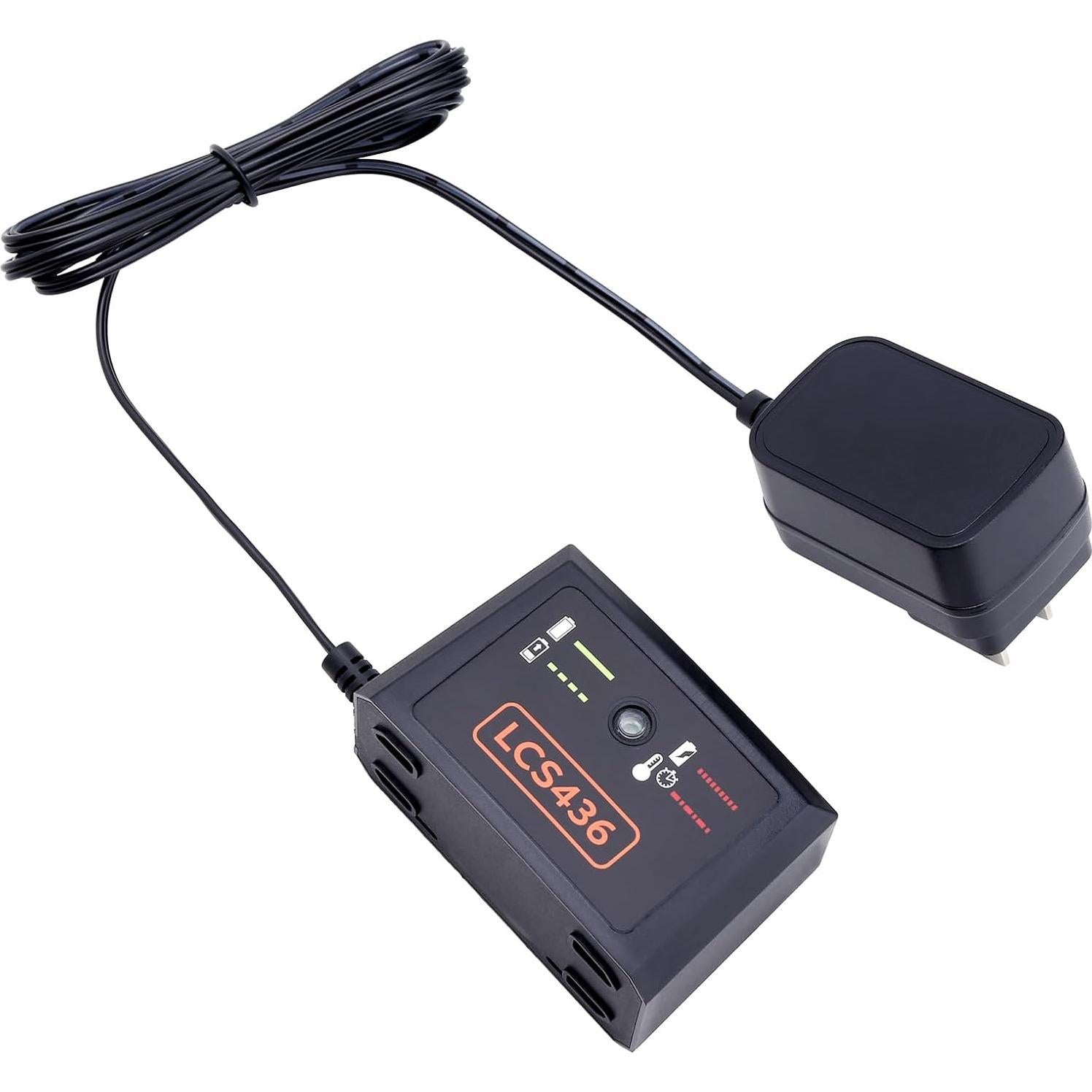 Cargador 40V Black & Decker LCS436 Compatible 36V Litio