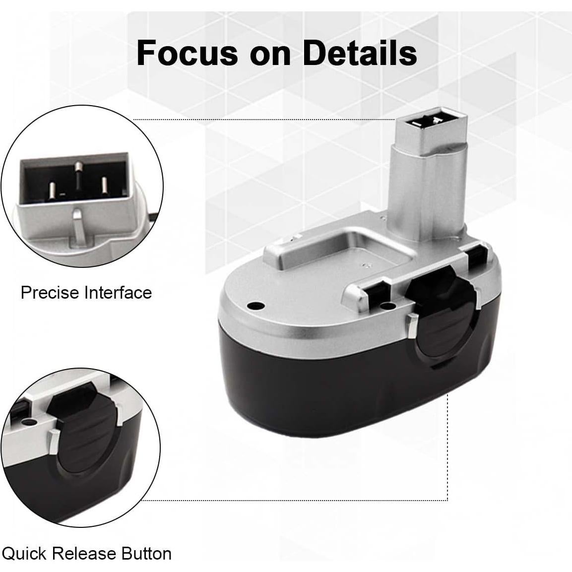 Batería de Reemplazo PDstation 4000mAh 18V para Worx