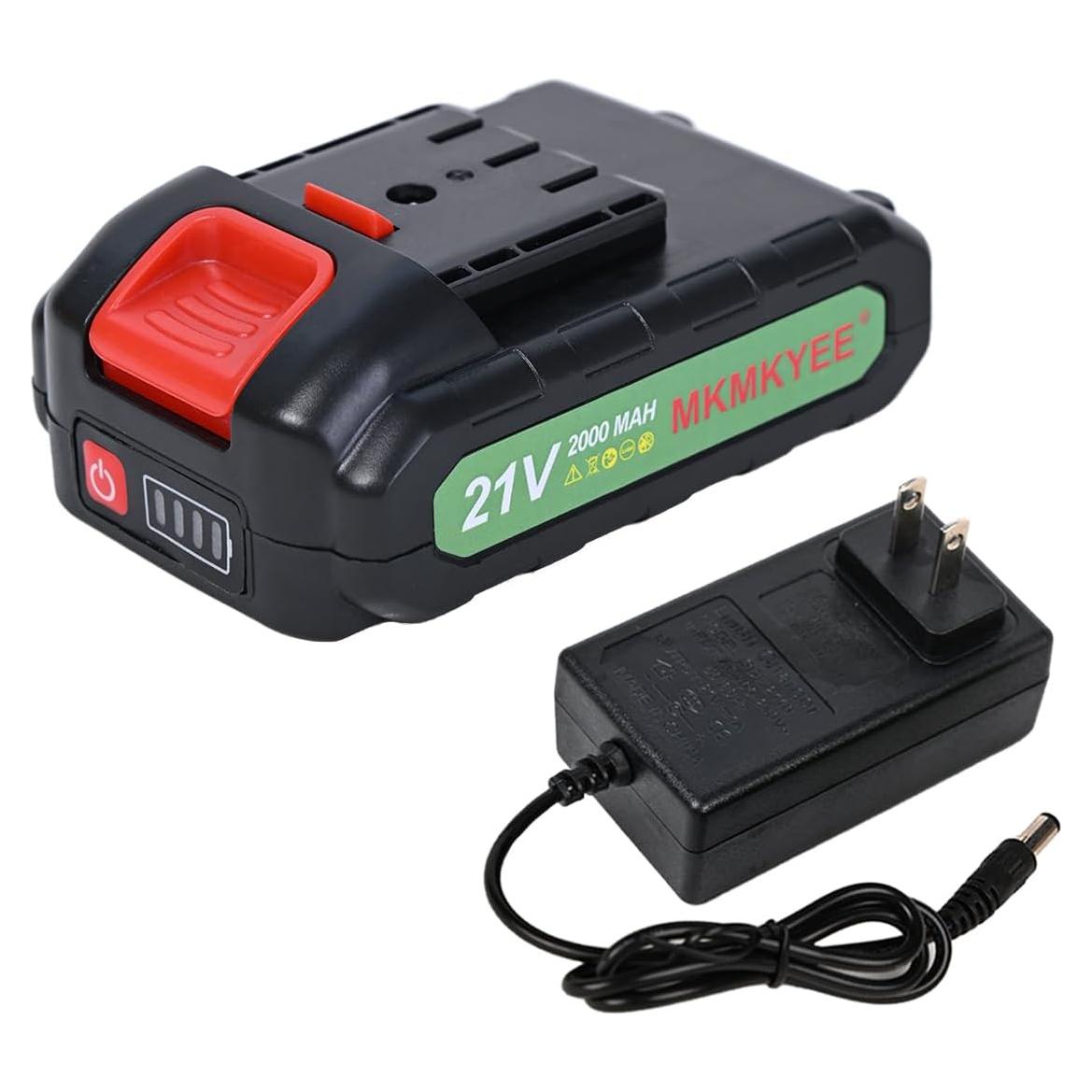 Batería de Litio 21V MKMKYEE III 2.0Ah con Pantalla LED