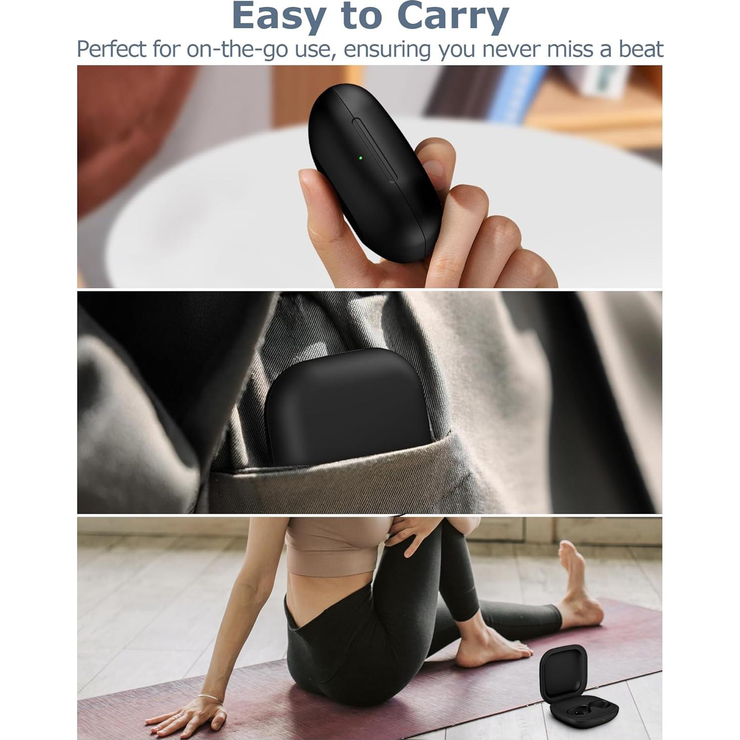 Funda de Carga Inalámbrica XCZNAGS para Beats Fit Pro 700mAh