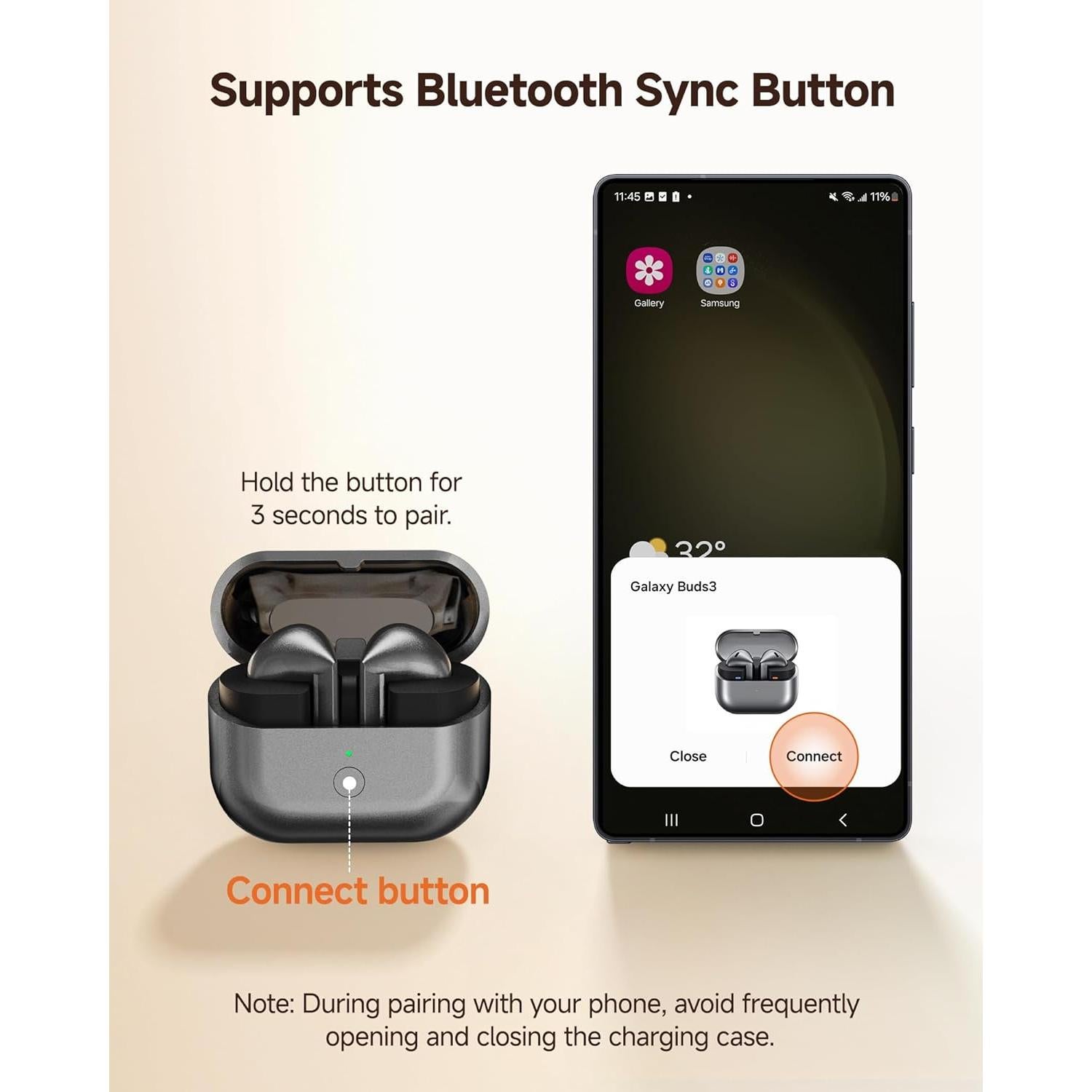 Estuche de Carga Inalámbrico ShenZhen para Galaxy Buds 3