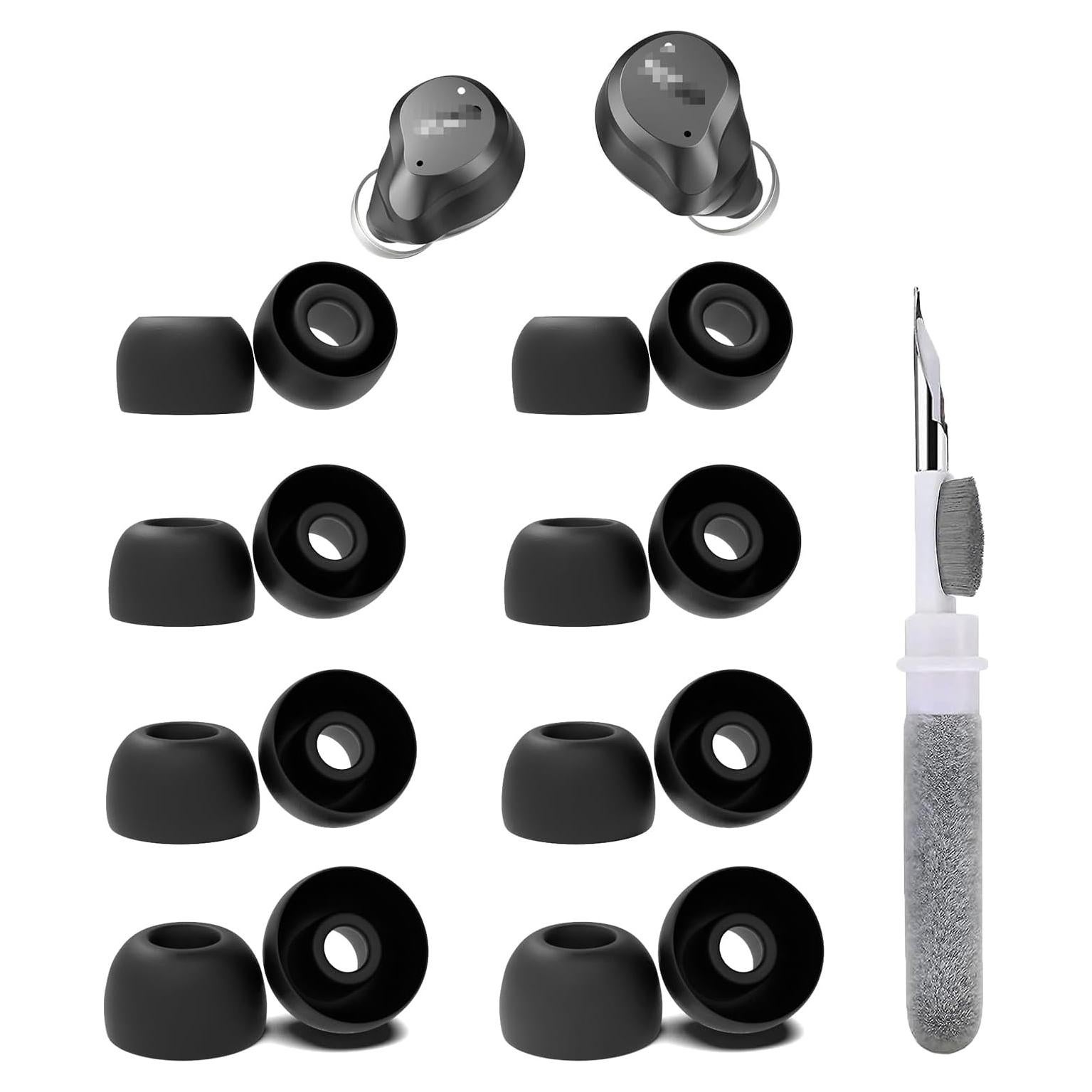 8 Pairs Puntas de Silicona para Auriculares TOZO A1/T12/NC9