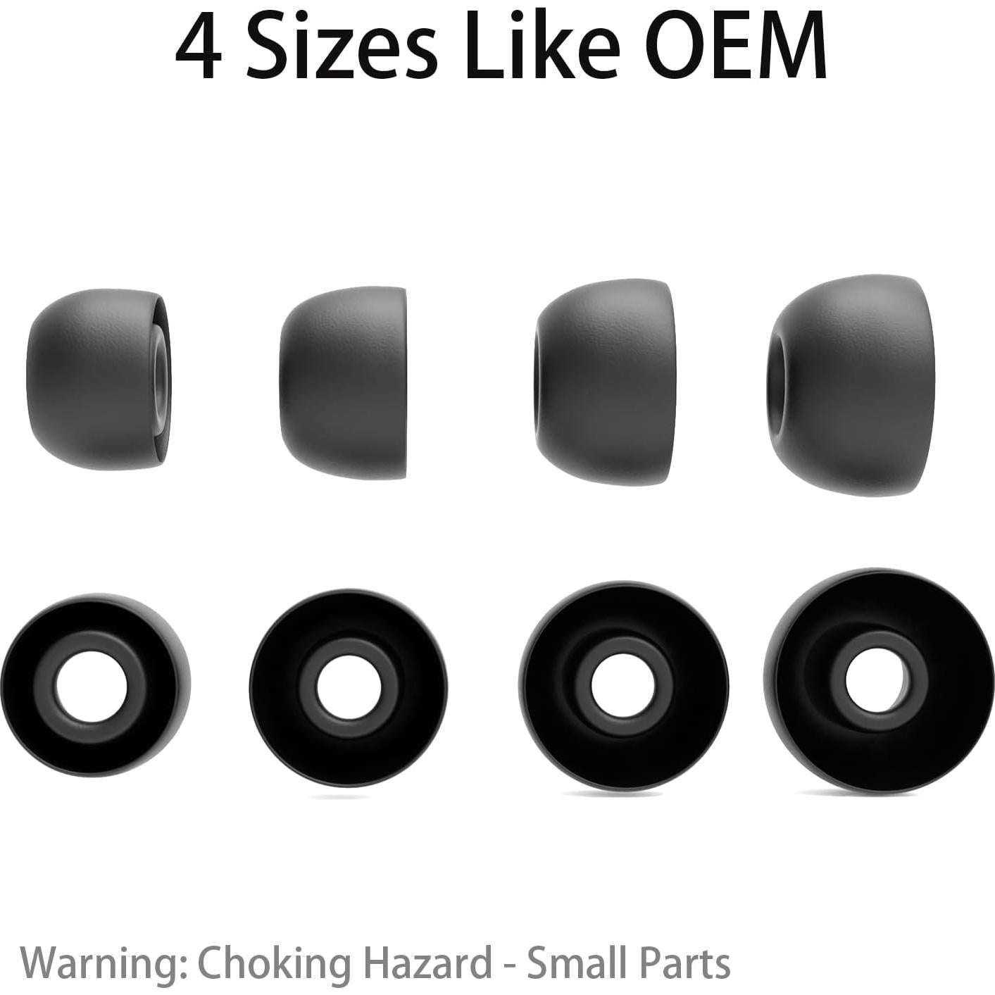 8 Pairs Puntas de Silicona para Auriculares TOZO A1/T12/NC9