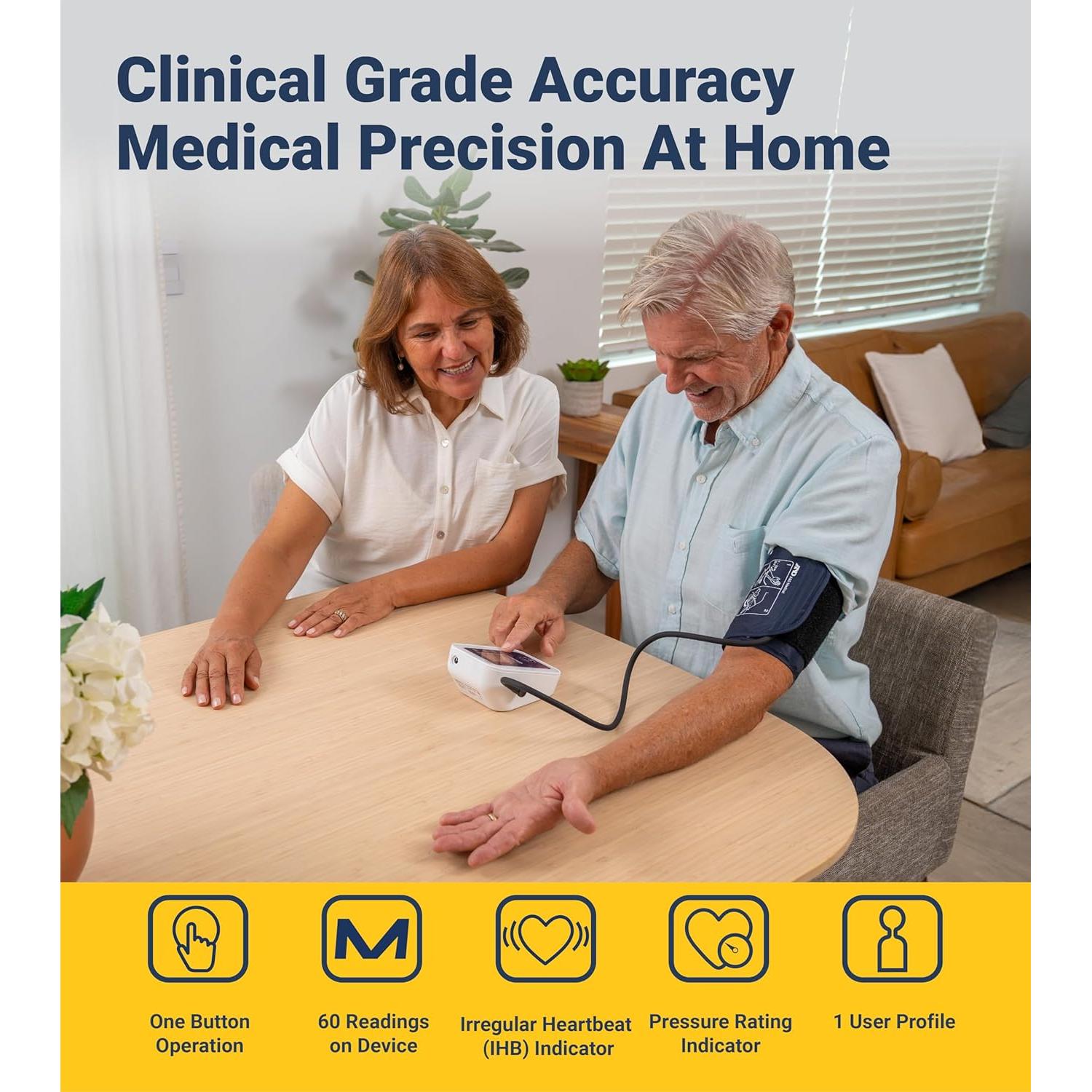 Monitor de Presión Arterial A&D Medical UA-651 con Manguito Amplio