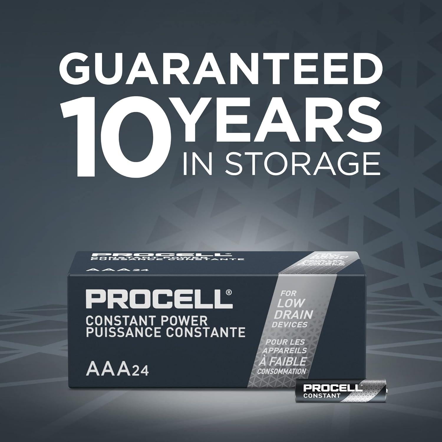 Baterías Alcalinas Procell AAA 1.5V - Paquete de 144 Unidades