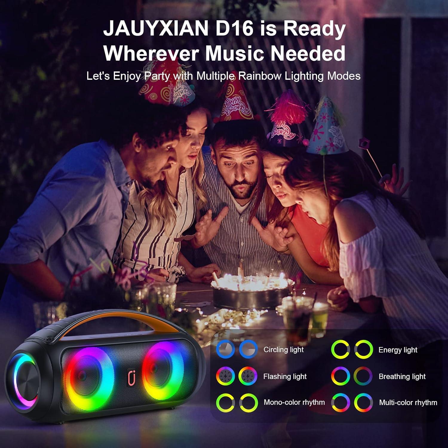 Altavoz Bluetooth JAUYXIAN D16 Portátil 40W Impermeable IP65