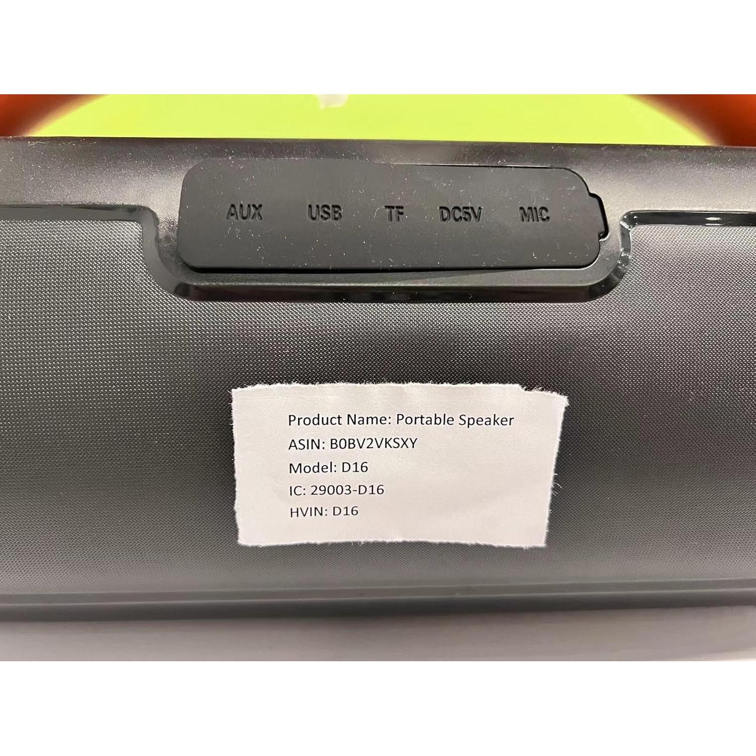 Altavoz Bluetooth JAUYXIAN D16 Portátil 40W Impermeable IP65