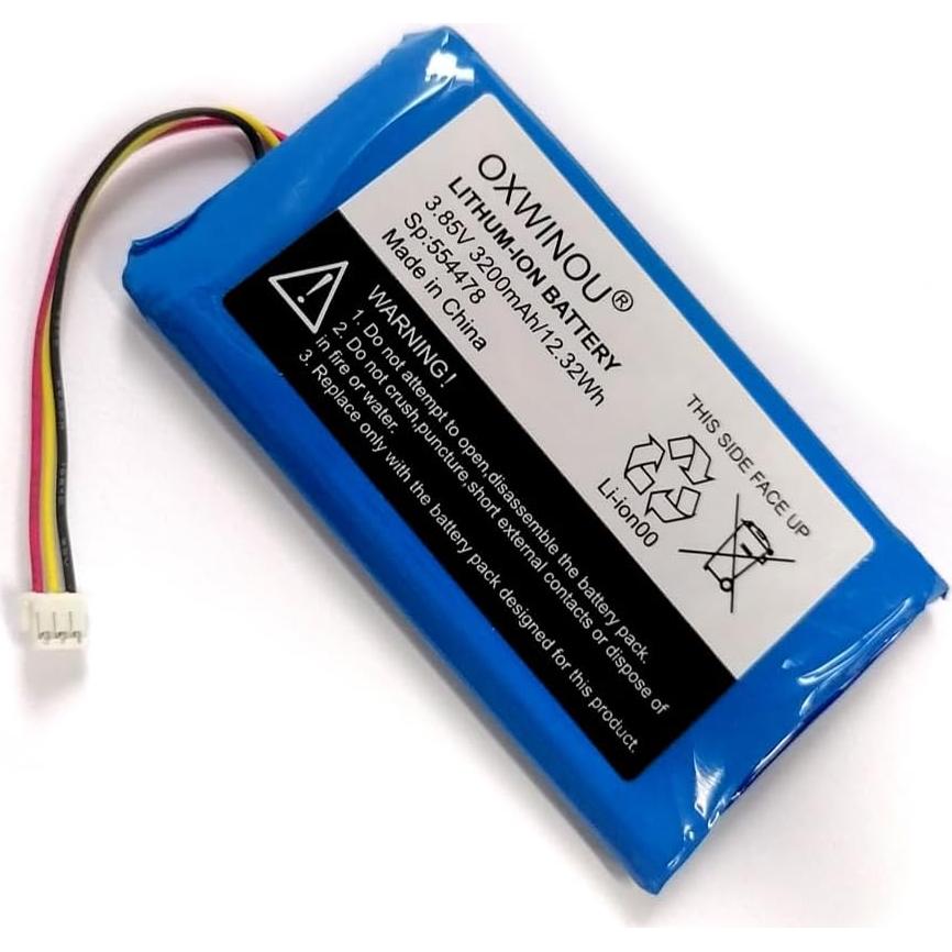Batería de Reemplazo OWXINOU para Monitor Bebé DXR-8 Pro 3200mAh