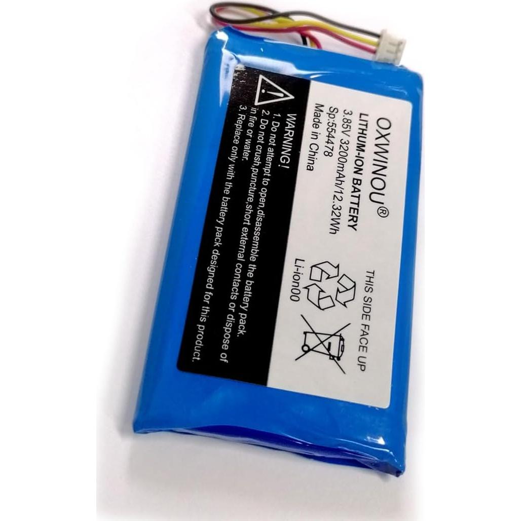 Batería de Reemplazo OWXINOU para Monitor Bebé DXR-8 Pro 3200mAh