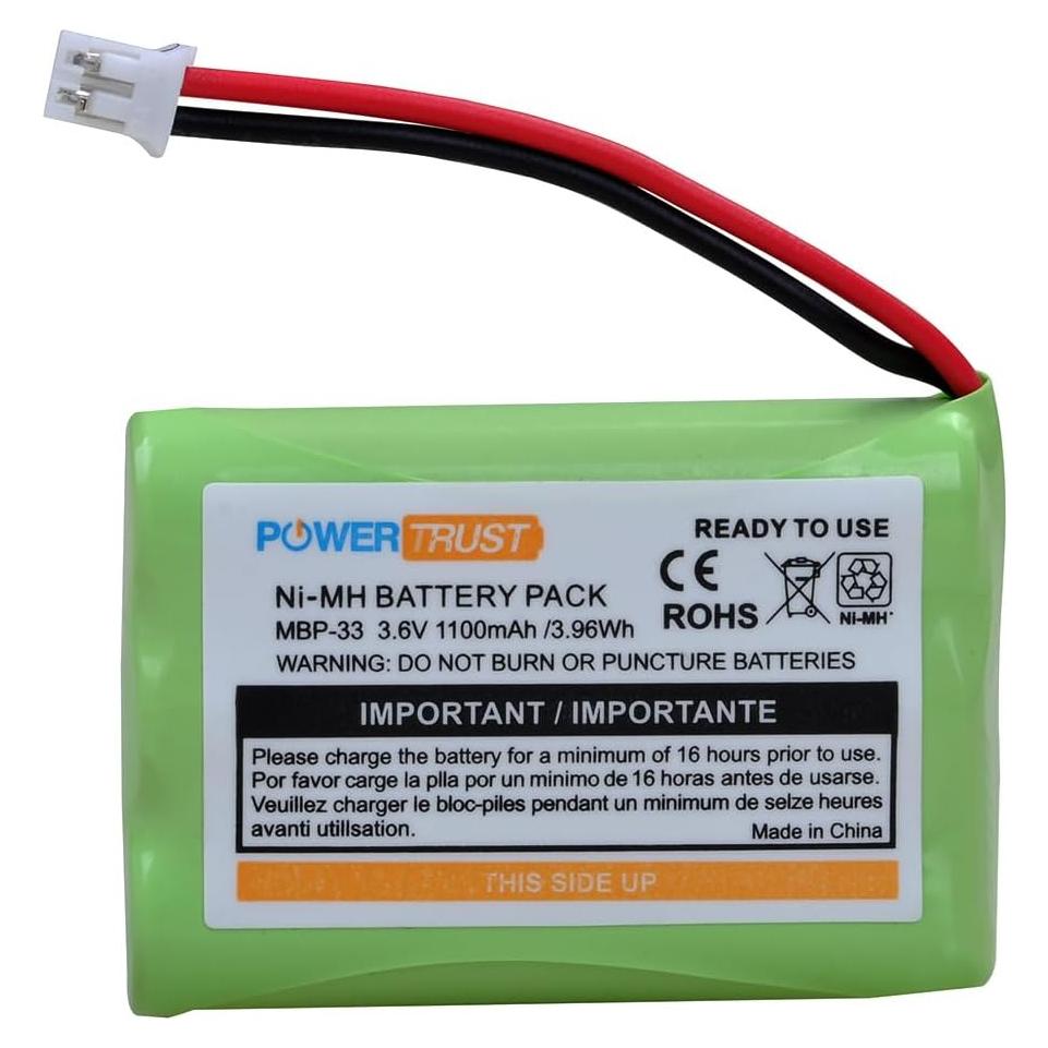 Batería Ni-MH PowerTrust para Monitor de Bebé Motorola MBP33