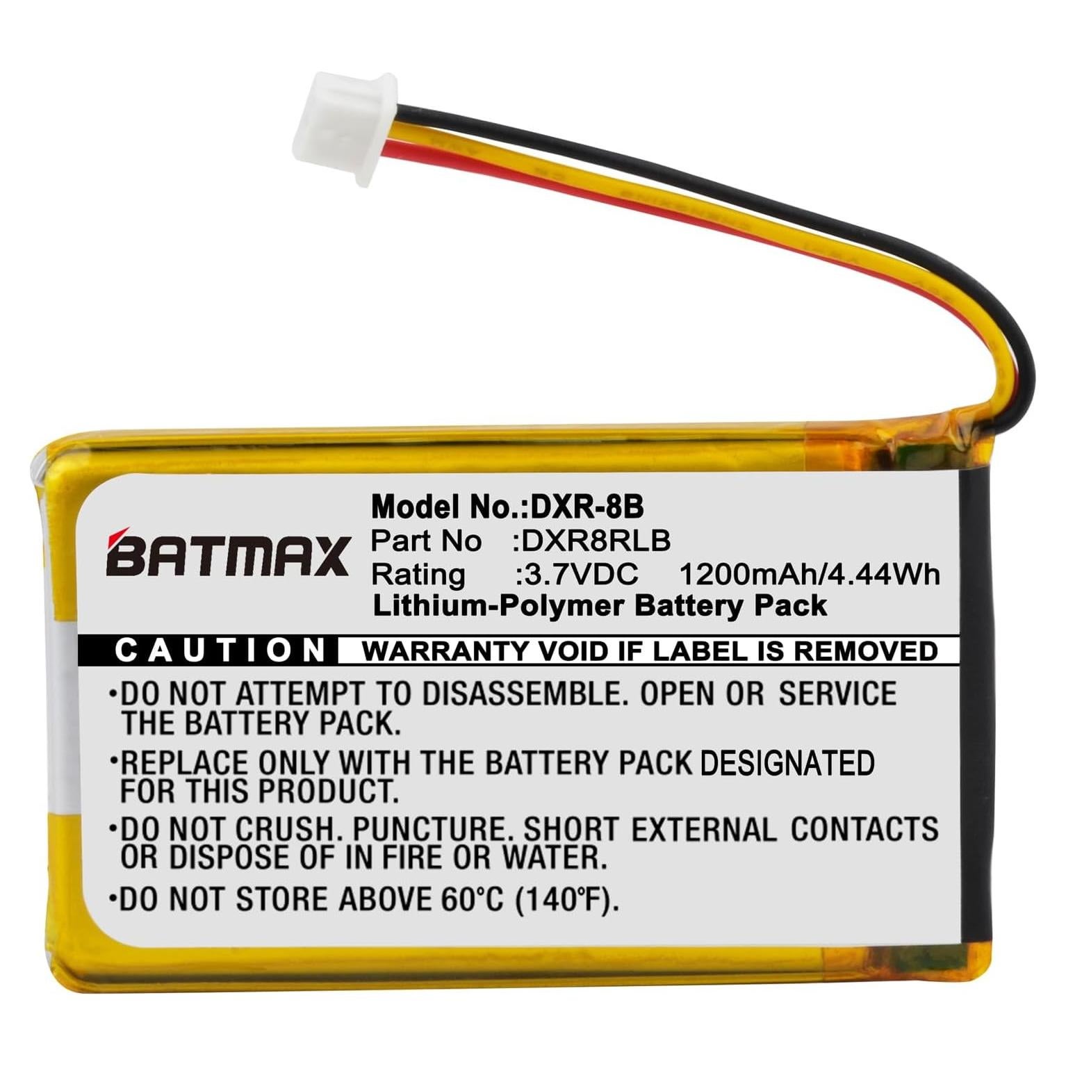 Batería Li-ion Batmax SP803048 1200mAh para Monitor Bebé DXR-8