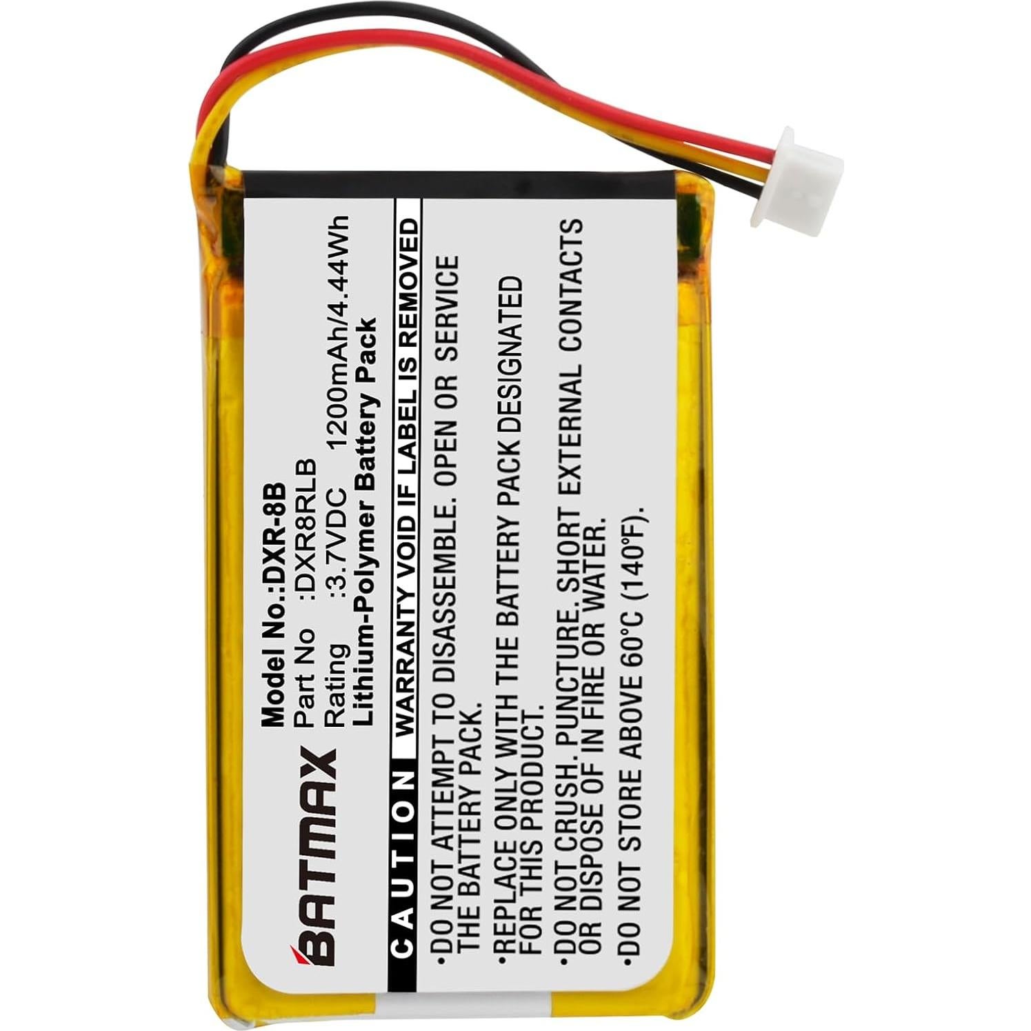 Batería Li-ion Batmax SP803048 1200mAh para Monitor Bebé DXR-8