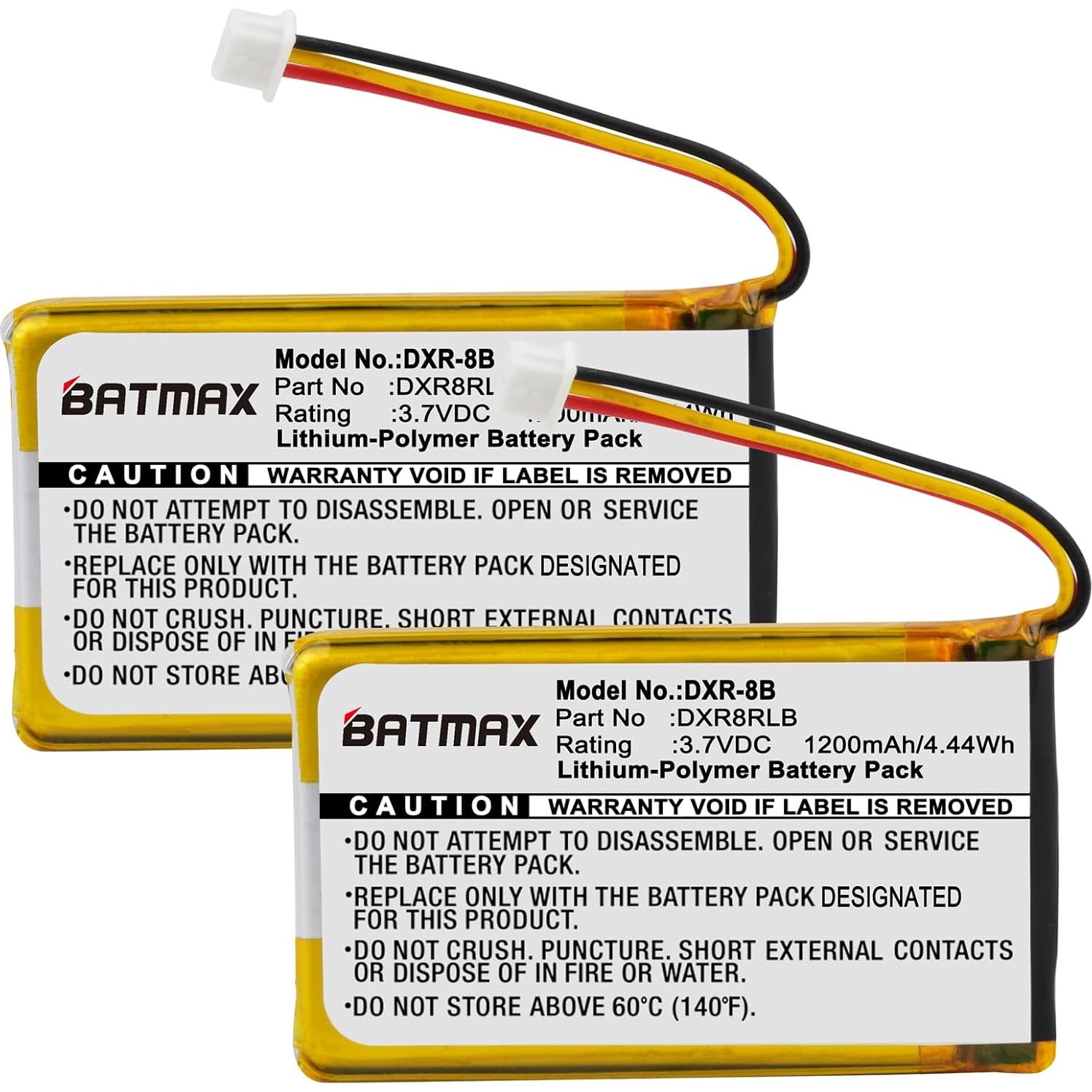 Batería Li-ion Batmax SP803048 1200mAh para Monitor Bebé DXR-8