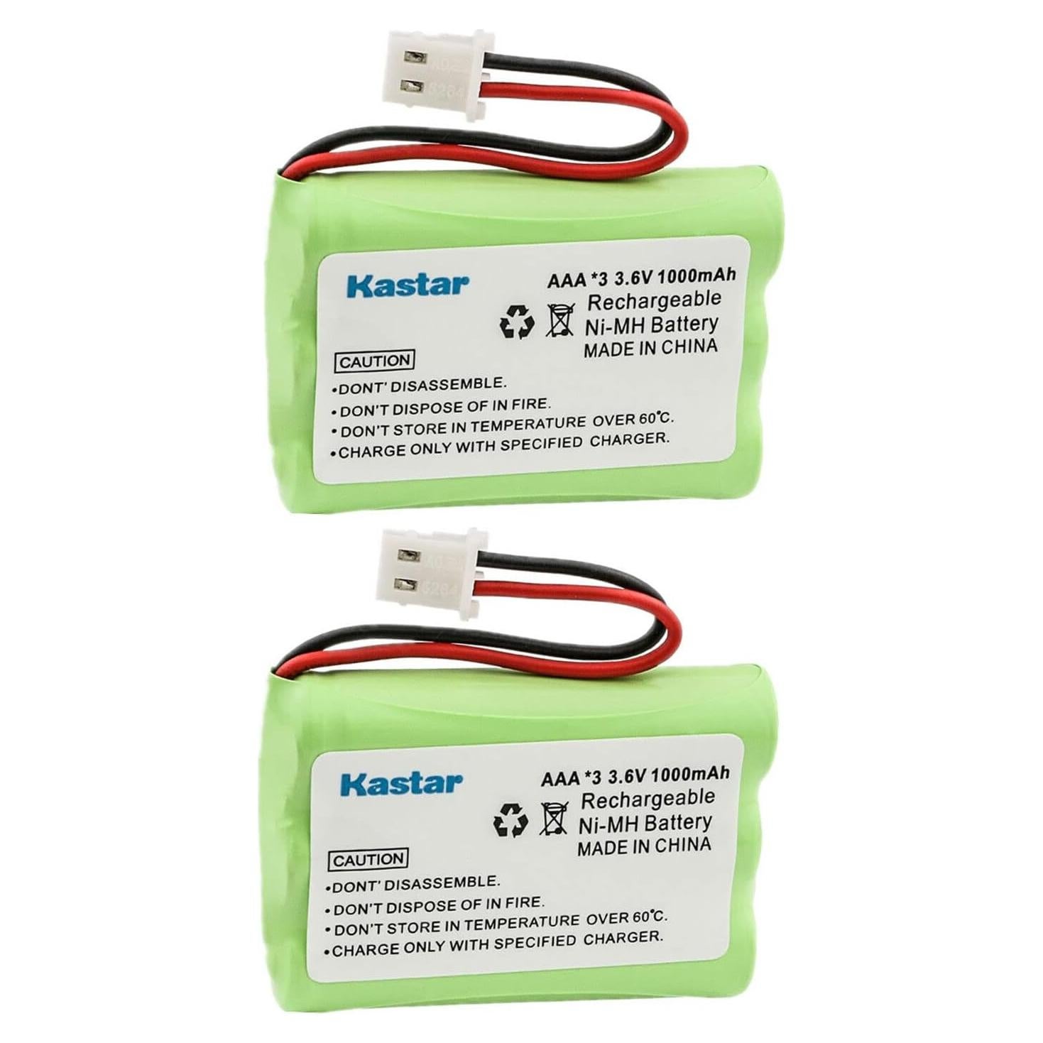 Baterías Kastar 2-Pack 1000mAh para Monitor de Bebé Motorola