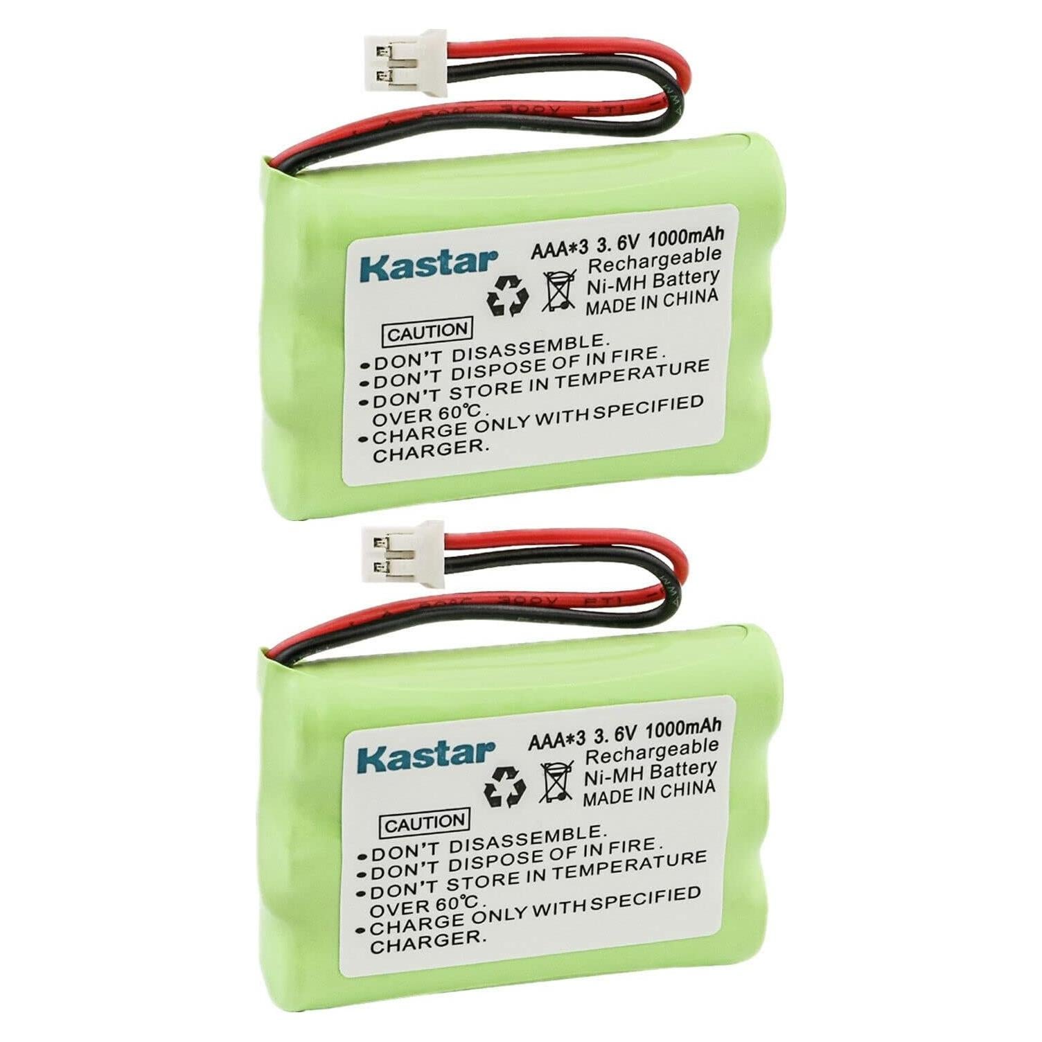 Baterías Recargables Kastar Ni-MH 3.6V 1000mAh Paquete de 2
