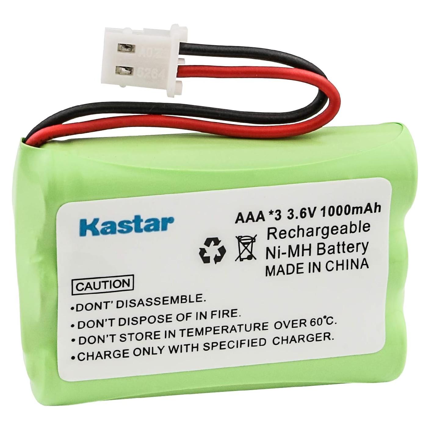 Batería Kastar 3.6V 1000mAh Ni-MH para Monitor de Bebé