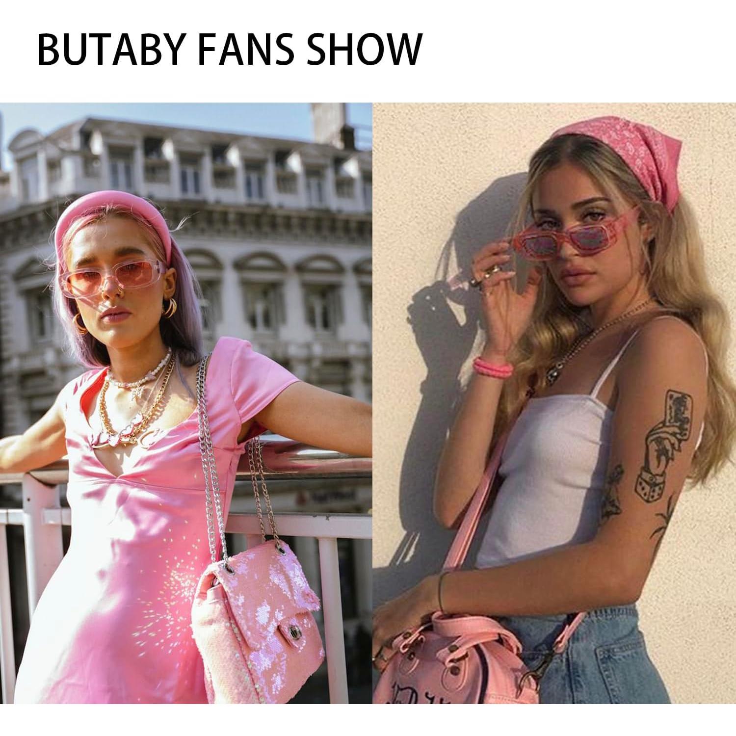 Gafas de Sol BUTABY Rectangulares UV400 para Mujeres